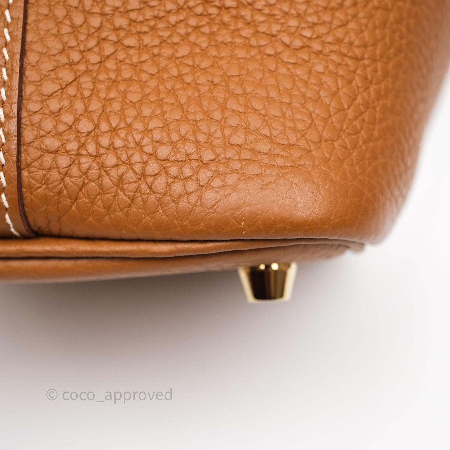 Hermès Picotin Lock 18 Gold 37 Clemence Gold Hardware