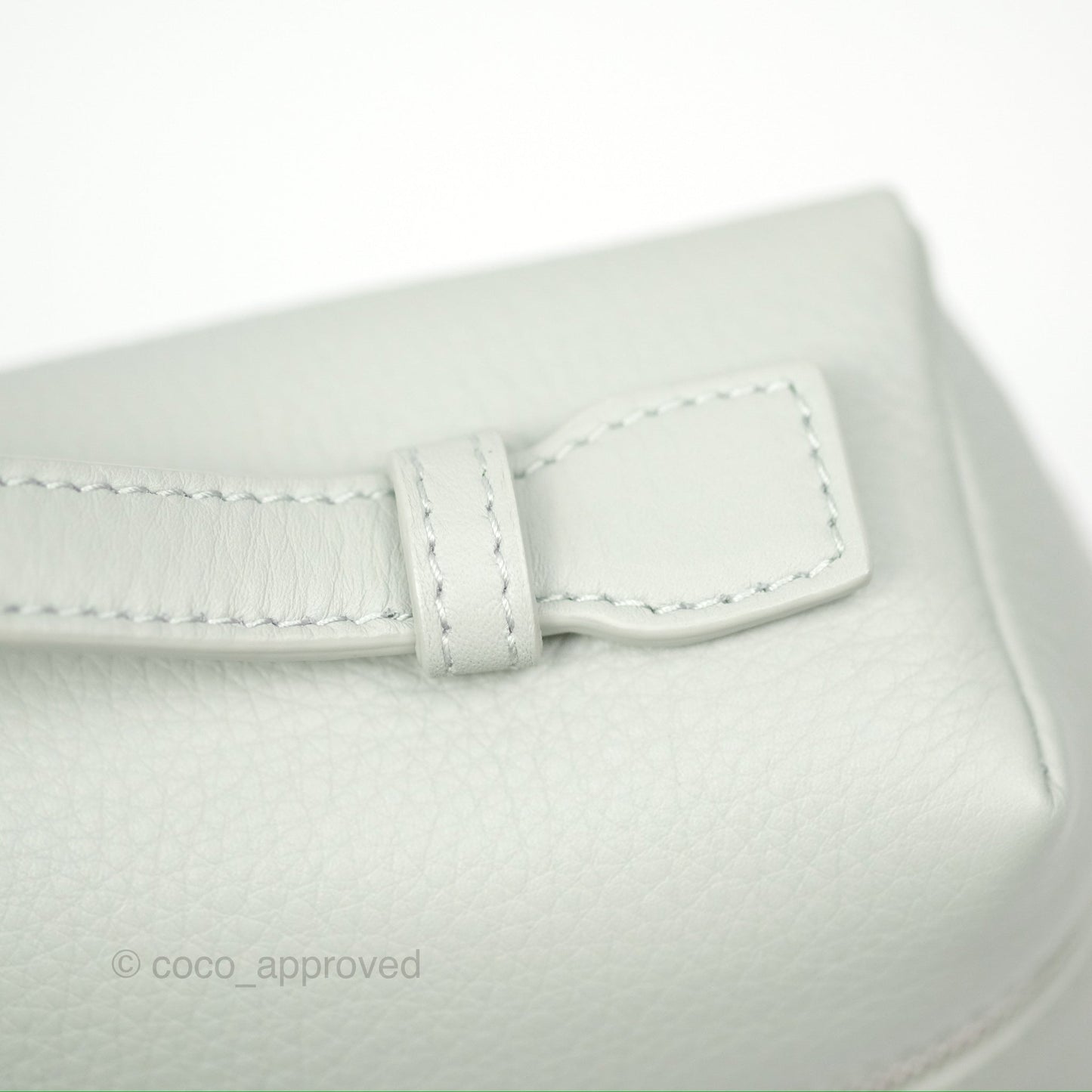Loro Piana Extra Pocket Backpack L23.5 Eucalyptus Silver Hardware