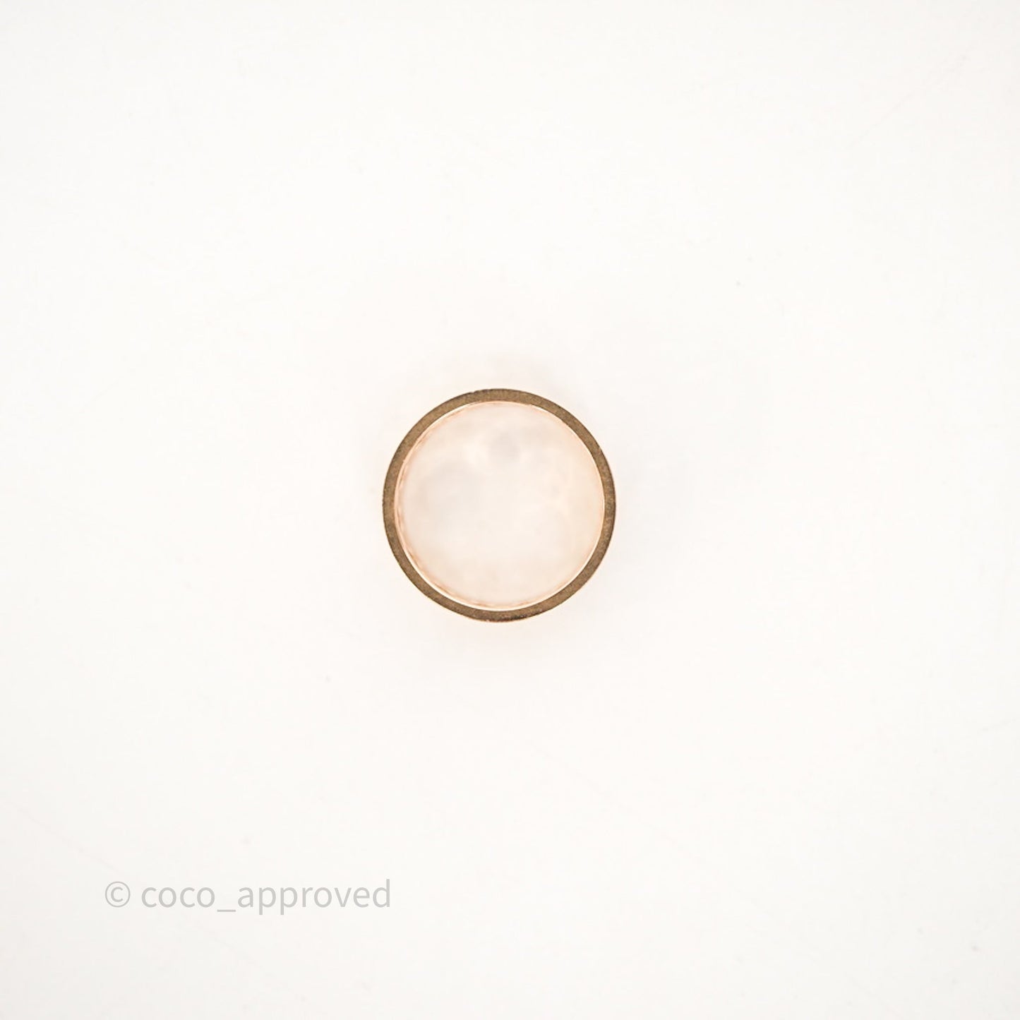 Hermès Chaine d Ancre Divine Ring Rose Gold Size 52