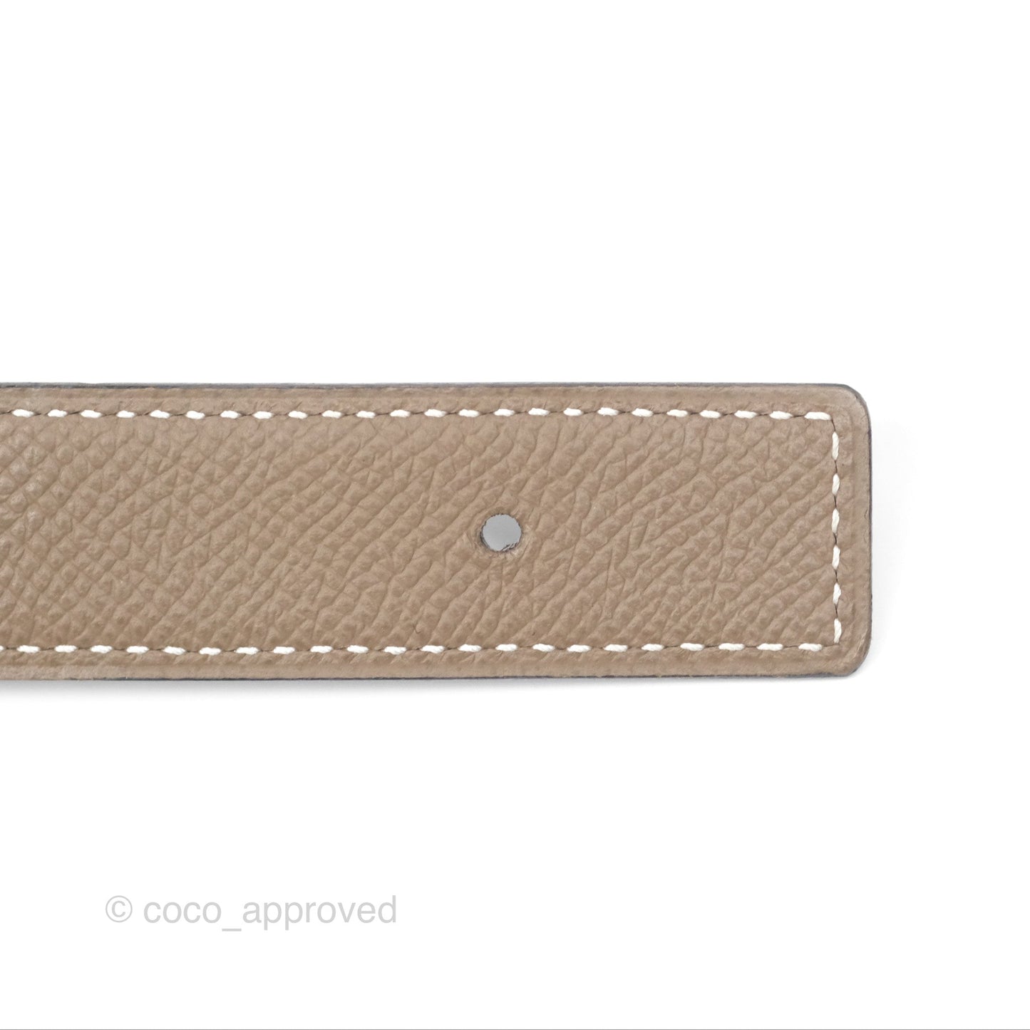 Hermès Constance Belt Buckle & Reversible Leather Strap Size 80