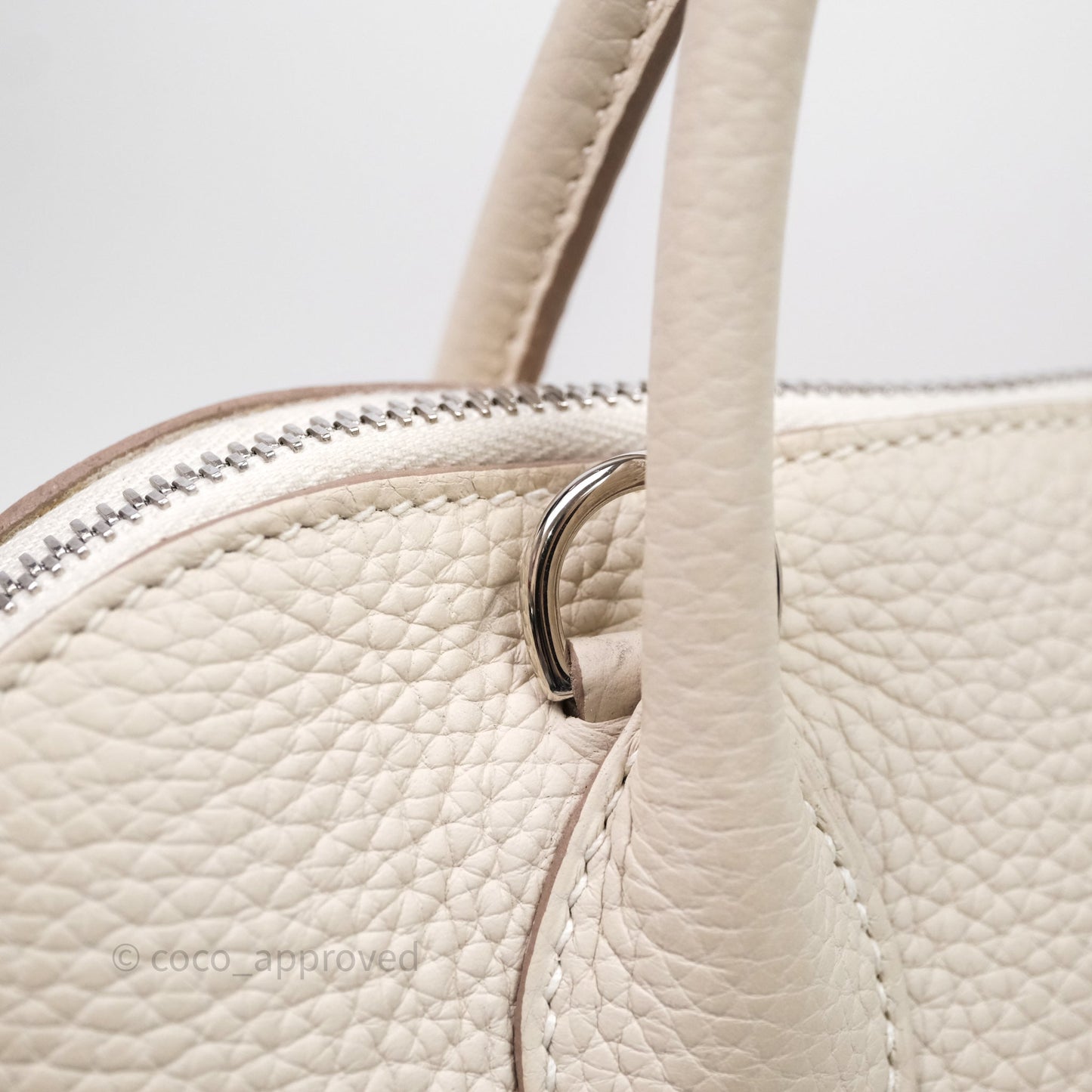 Hermes Bolide 31 Clemence Craie 10 Palladium Hardware
