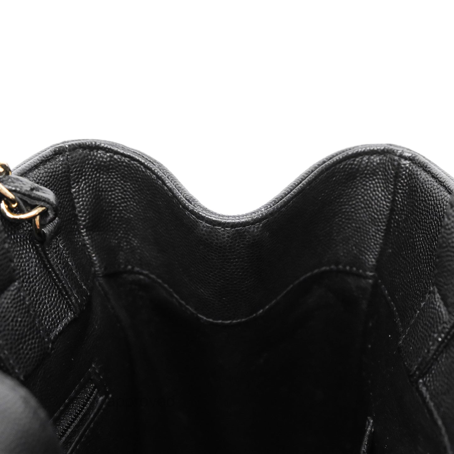 Chanel Small Business Affinity Shopping Bag Black Caviar Gold Hardware
