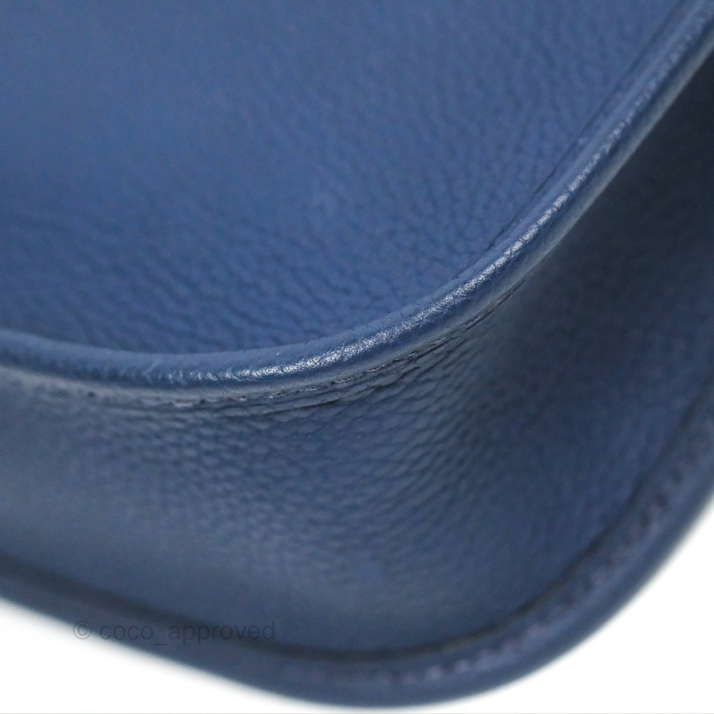 Hermès Mini Evelyne 16 Amazone Bleu Saphir/ Bleu Indigo Gold Hardware