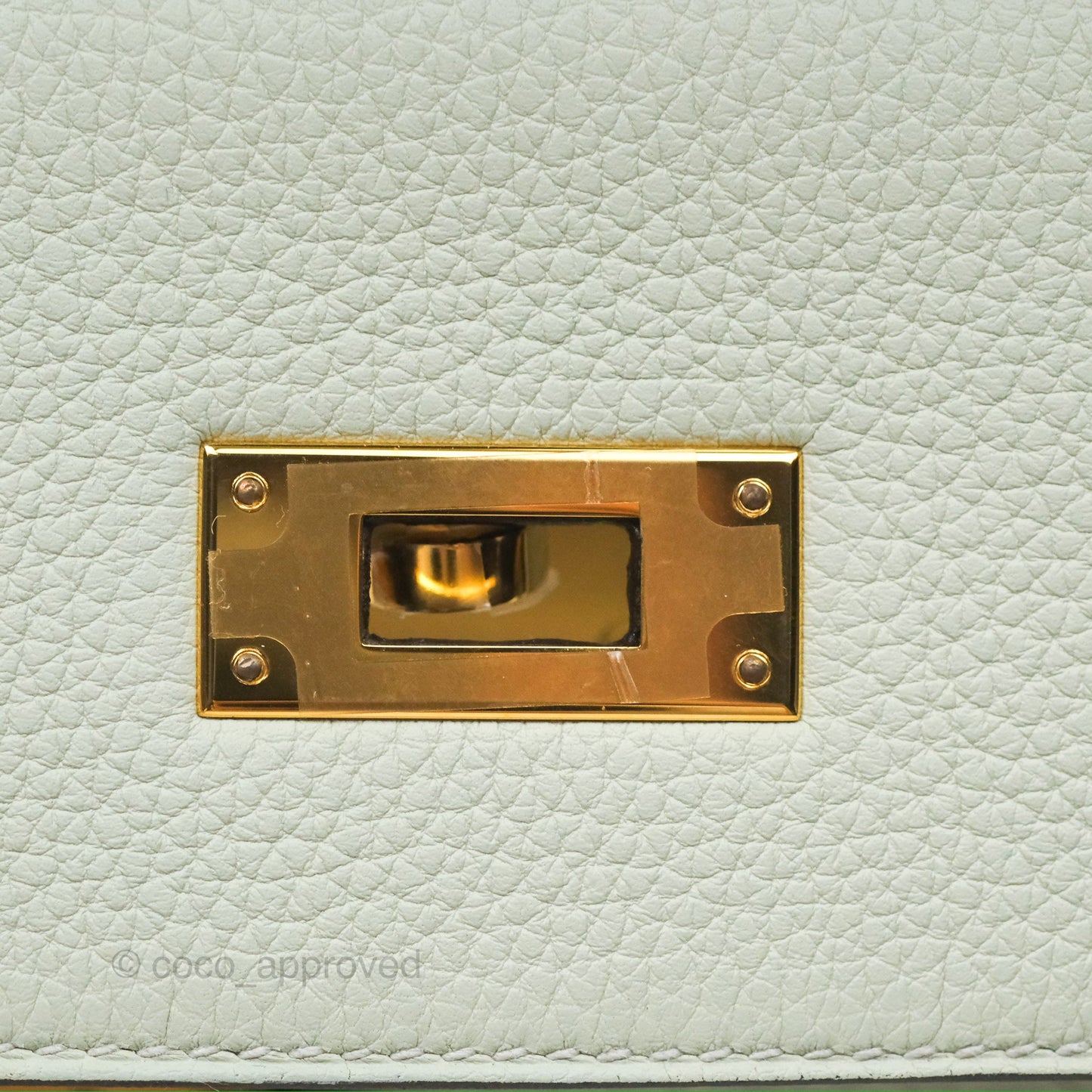 Hermès Kelly II 28 Retourne Togo Gris Neve Gold Hardware