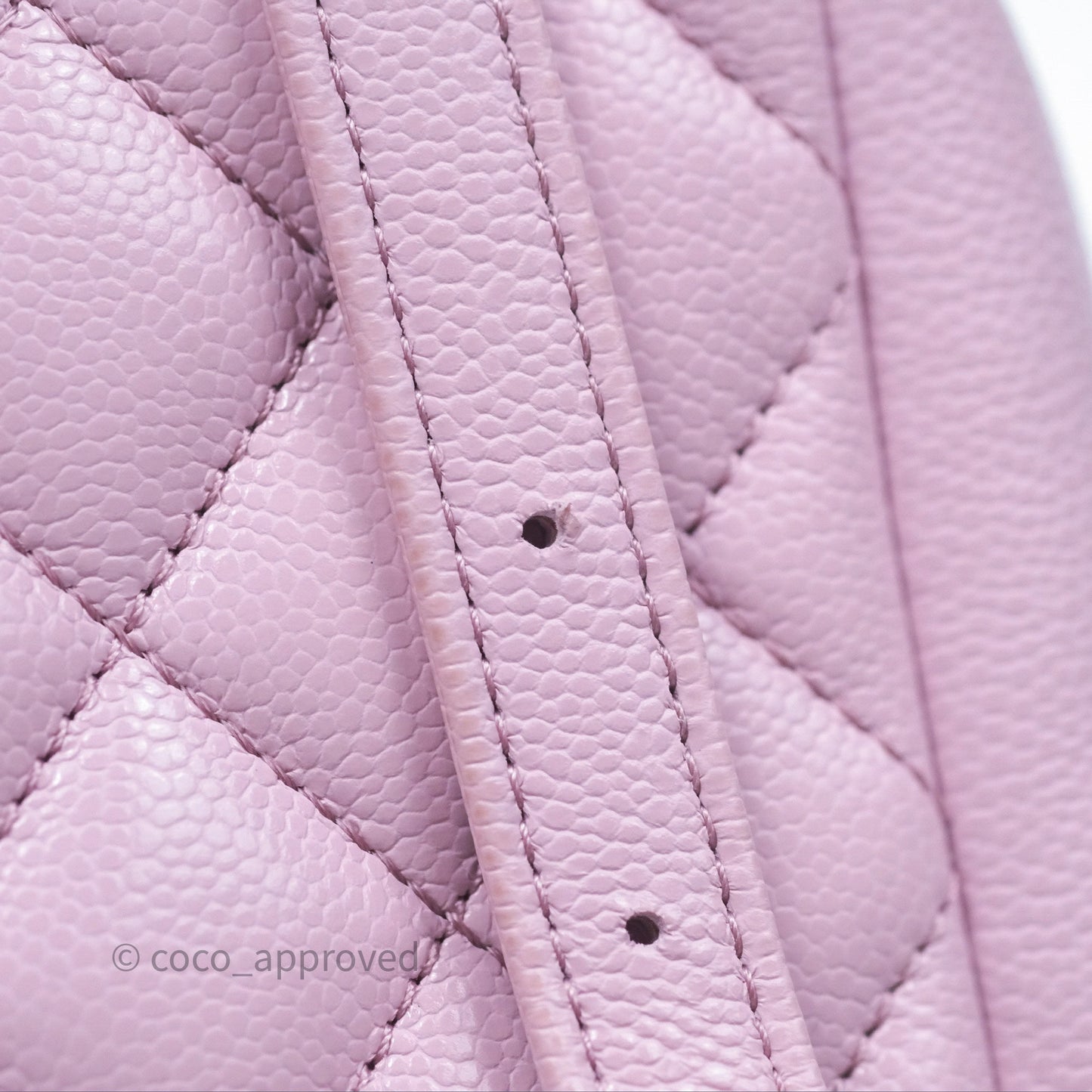 Chanel Mini Duma Backpack Pink Lilac Caviar Gold Hardware