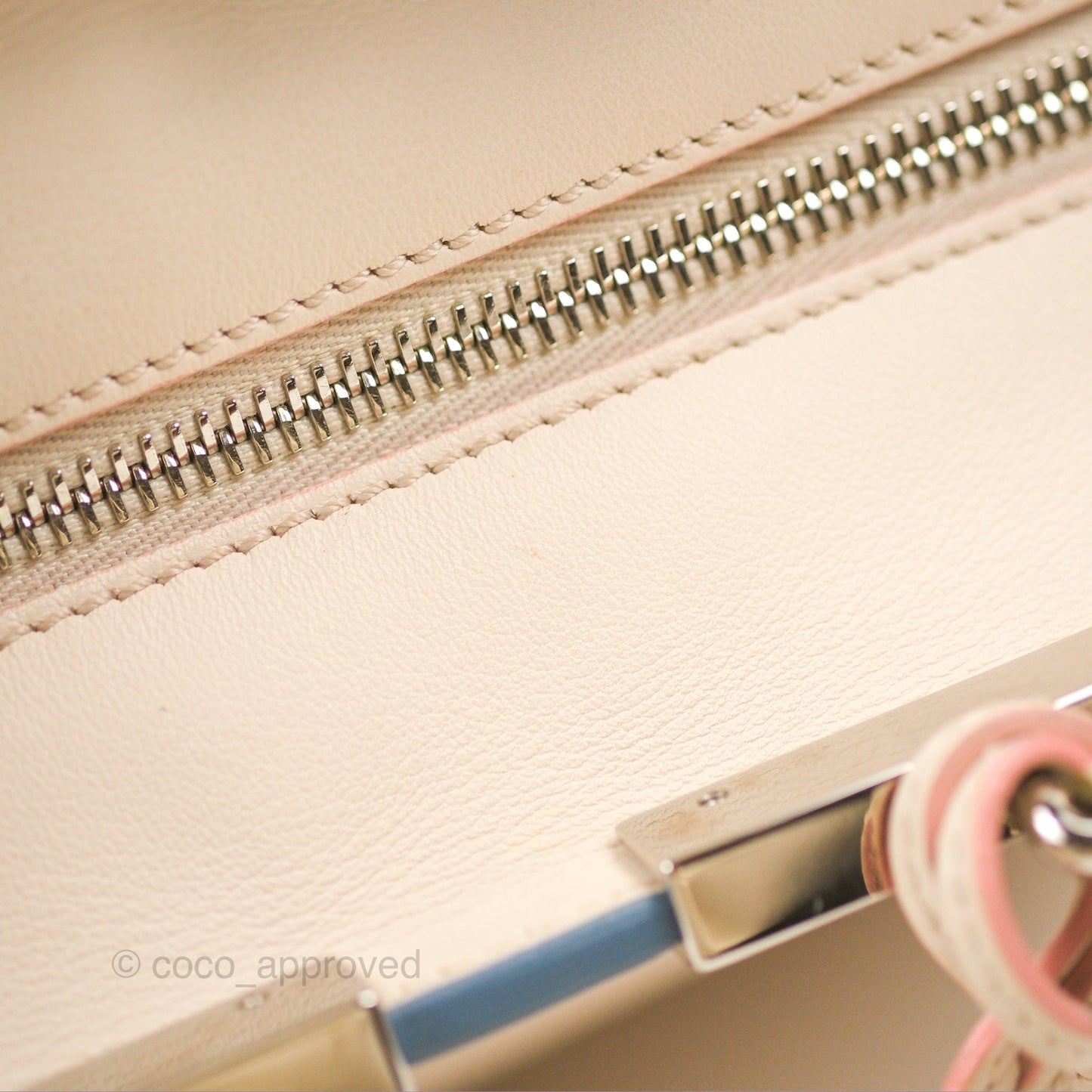 Fendi Petite 3Jours Bag Light Grey Calfskin