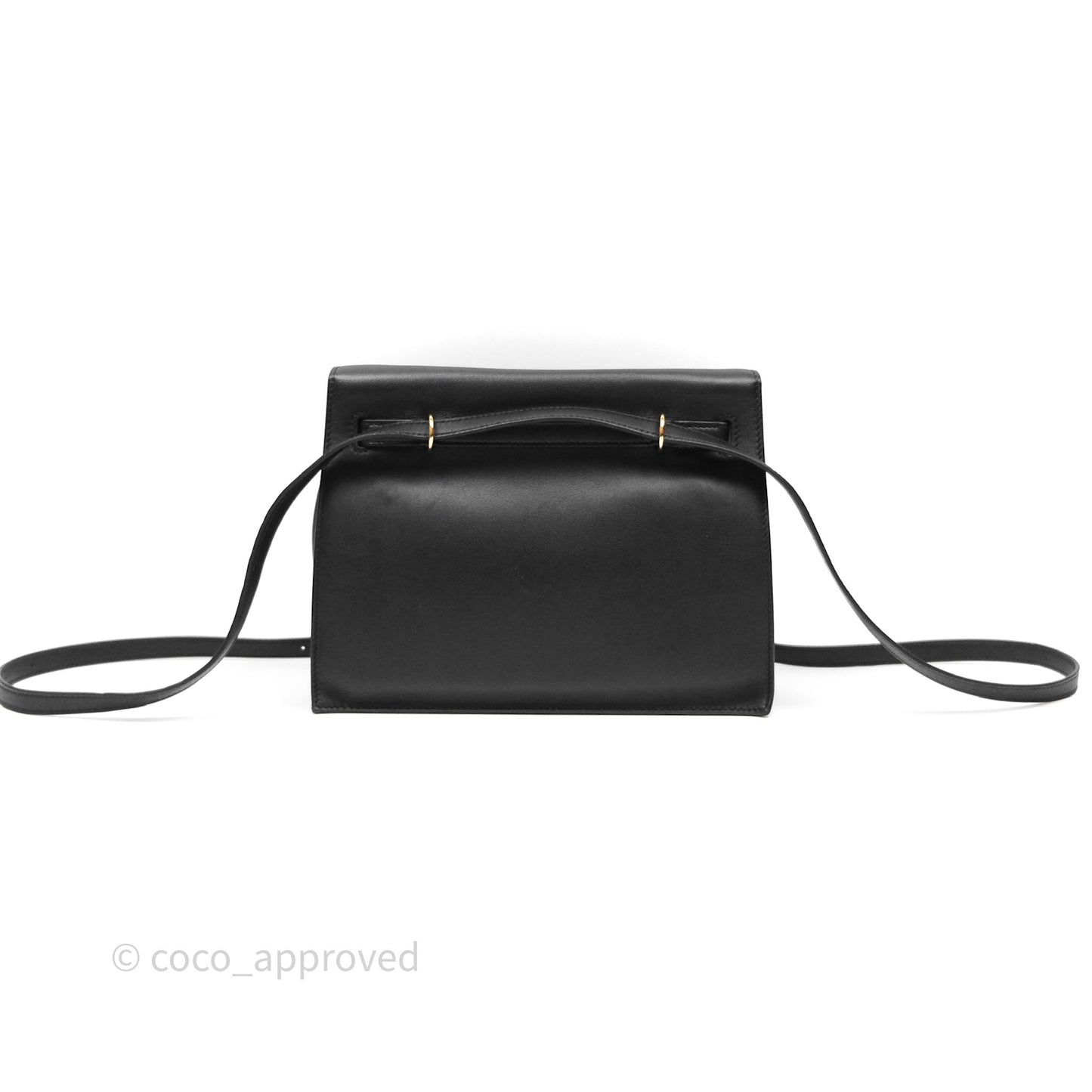 Hermès Kelly Danse II Bag Black Noir 89 Swift Gold Hardware