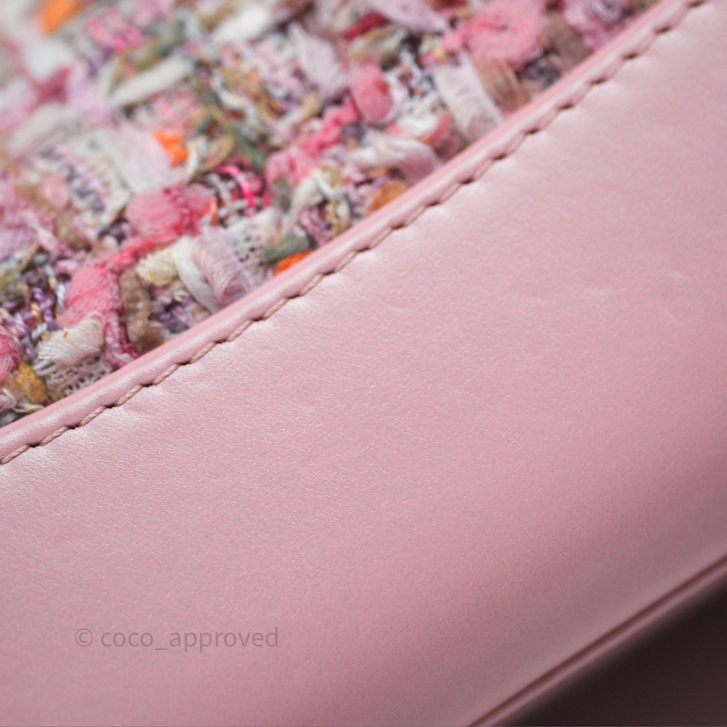 Chanel Gabrielle Small Backpack Pink Tweed Aged Calfskin