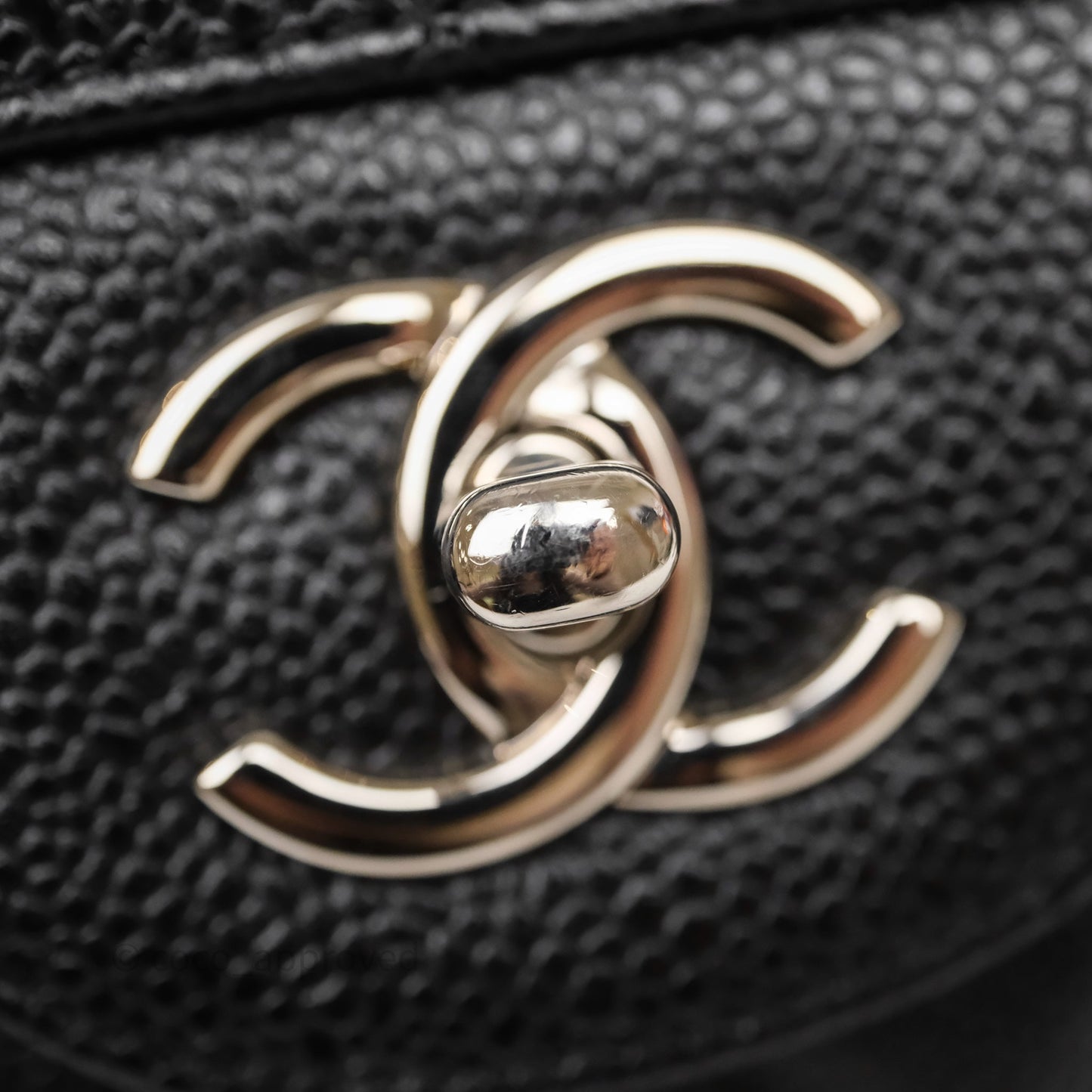 Chanel Jumbo Double Flap Black Caviar Silver Hardware⁣⁣