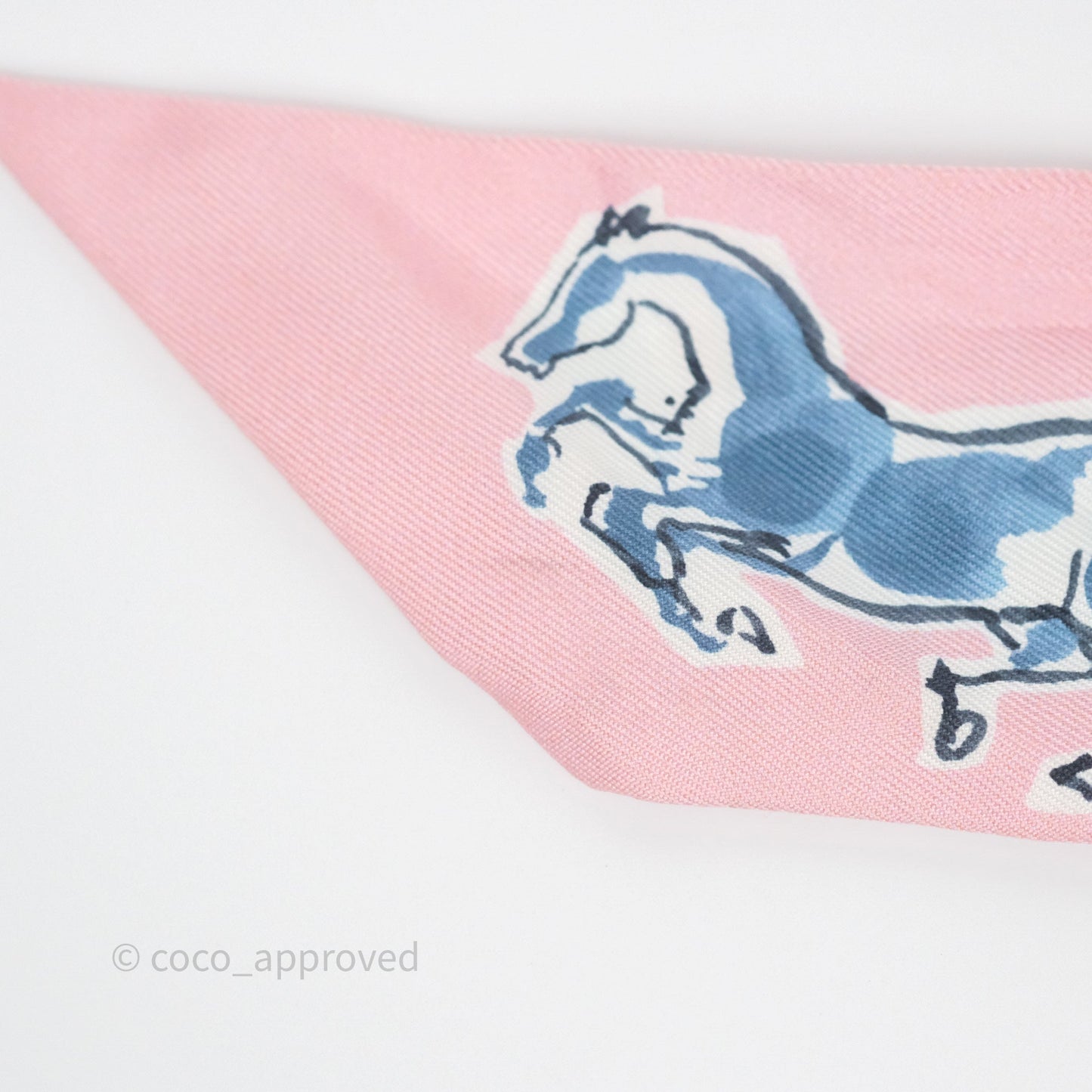 Hermès Chevaux en Liberte Silk Twilly