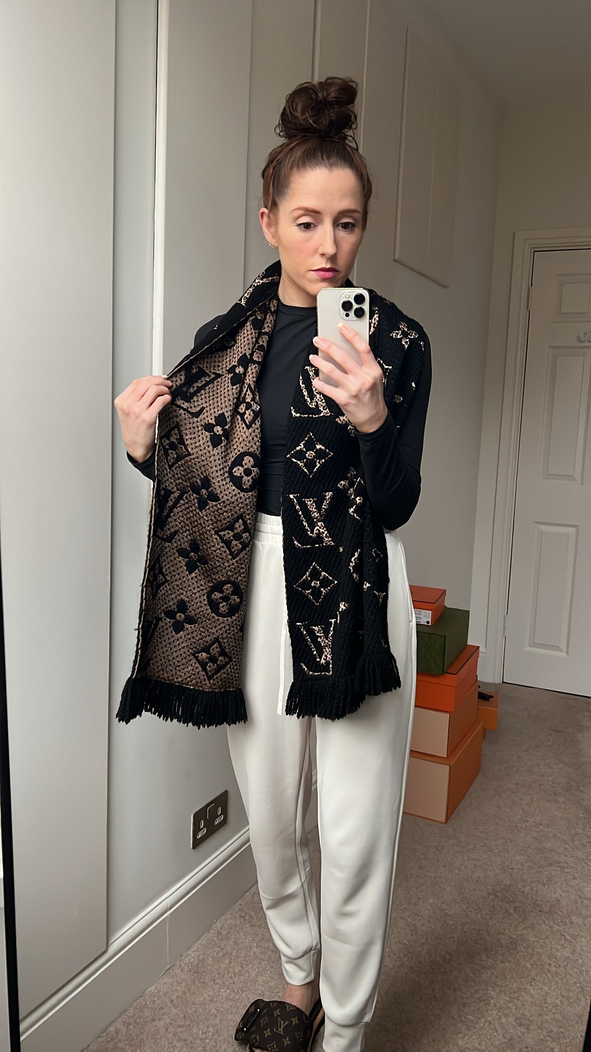 Louis Vuitton Giant Jungle Logomania Black and Gold (RRP £485)