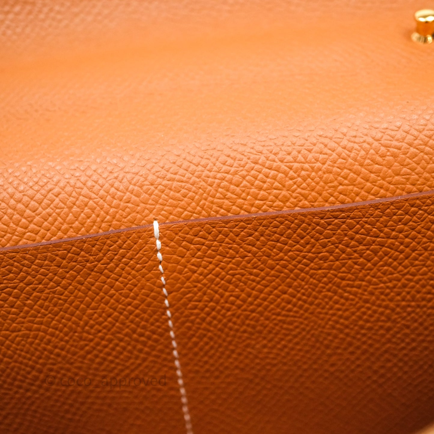 Hermès Kelly To Go Wallet Gold 37 Epsom Gold Hardware