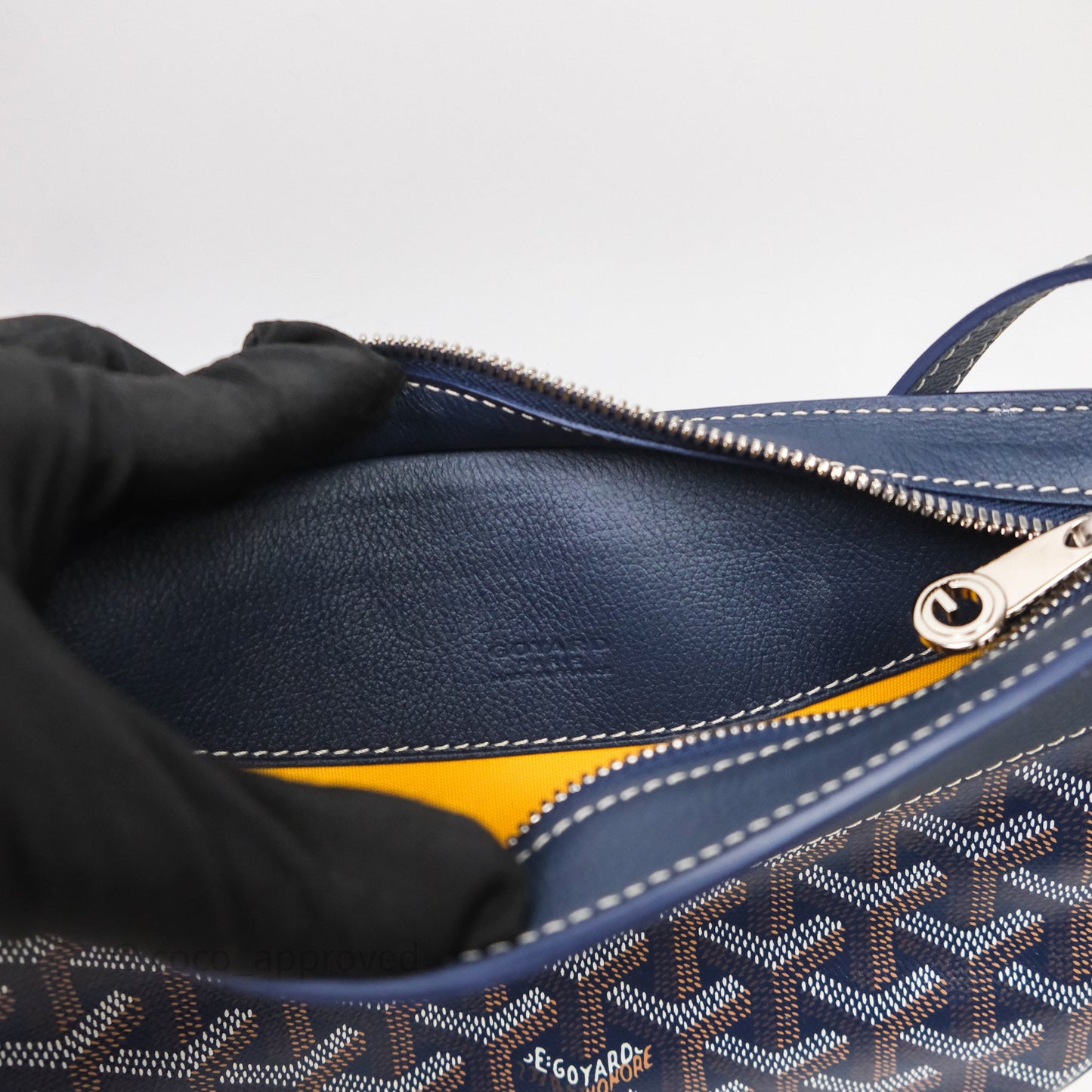 Goyard Hirondelle Bag Navy Blue
