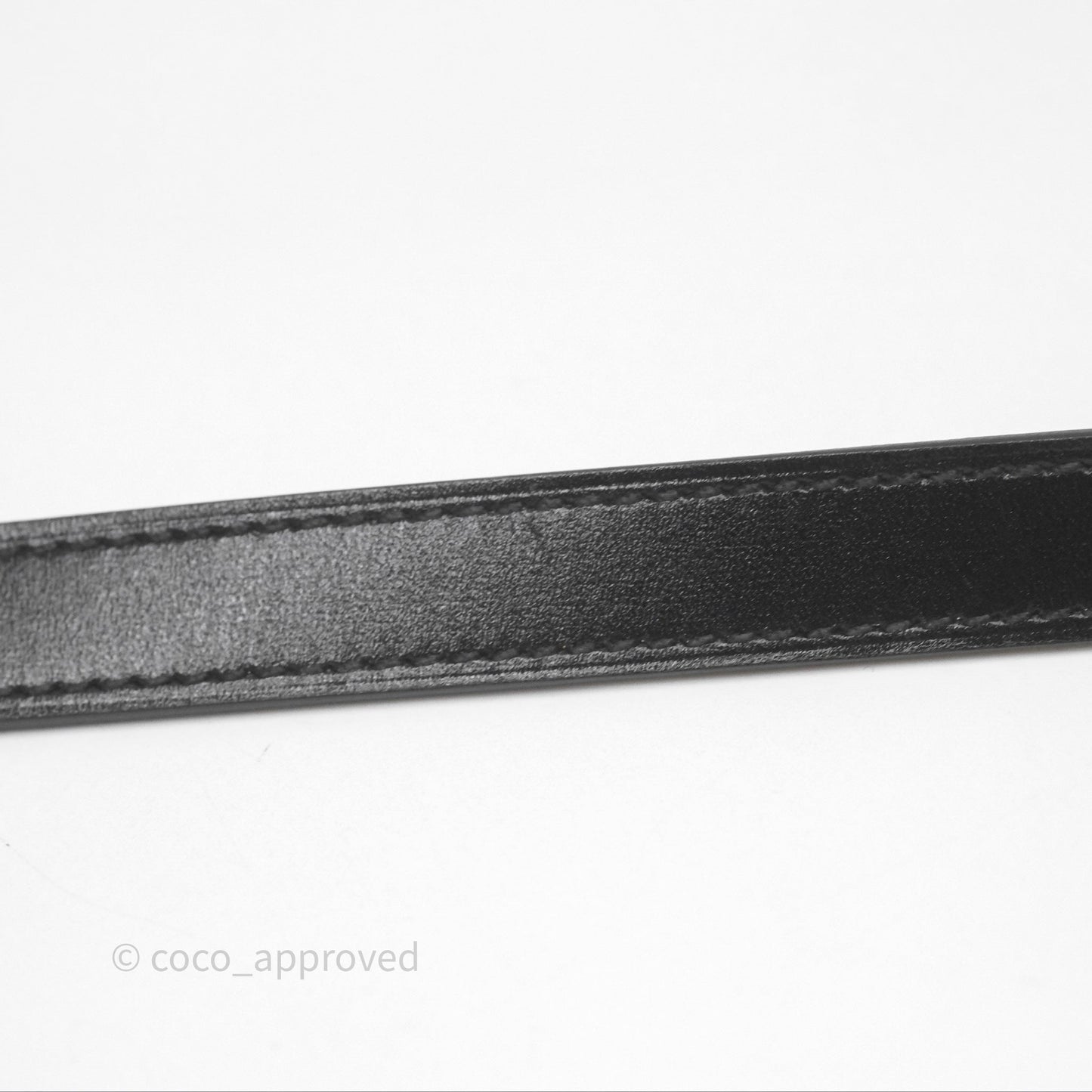 Hermès Kelly Double Tour Box Leather Bracelet Black Gold Hardware
