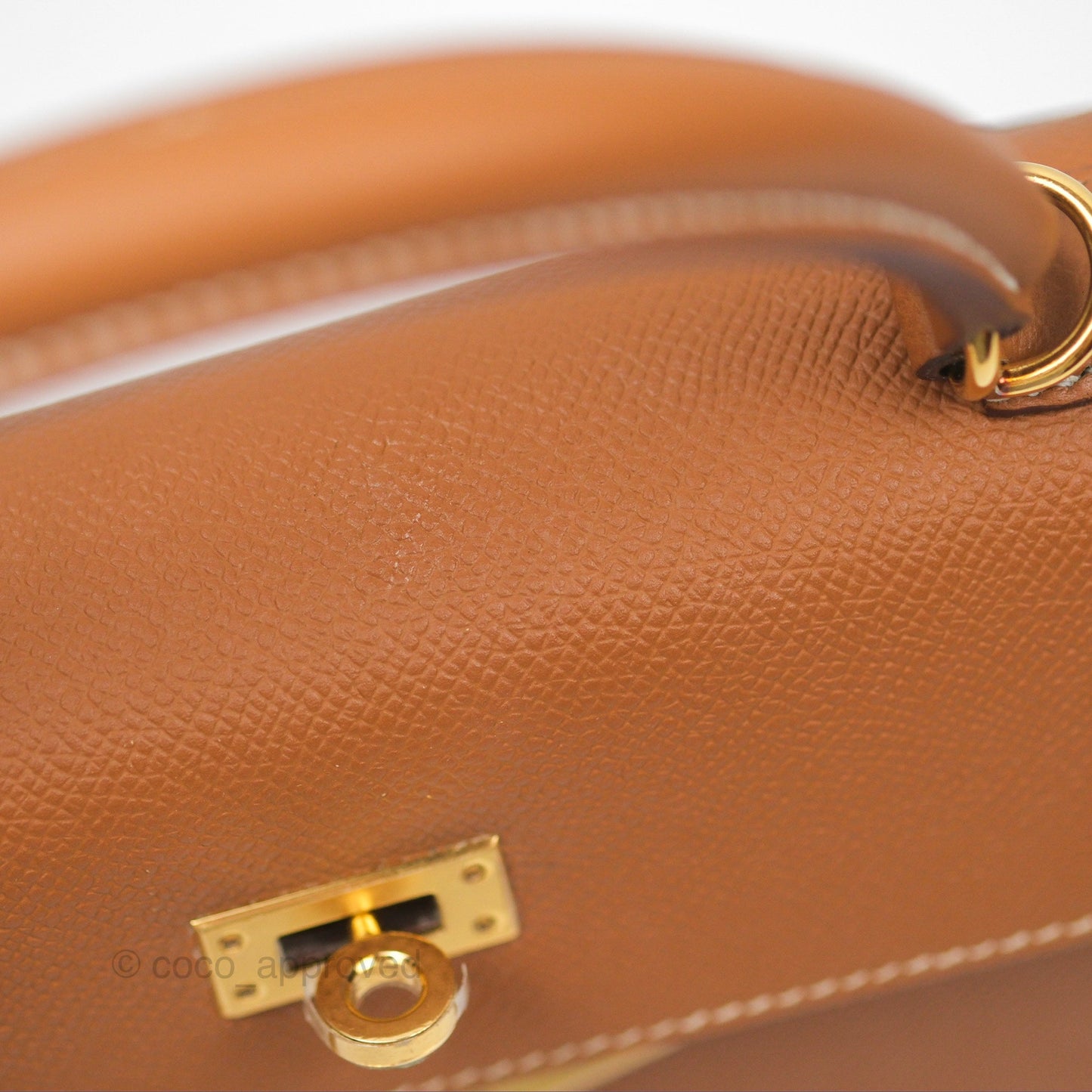 Hermès Kelly 25 Sellier Gold 37 Epsom Gold Hardware