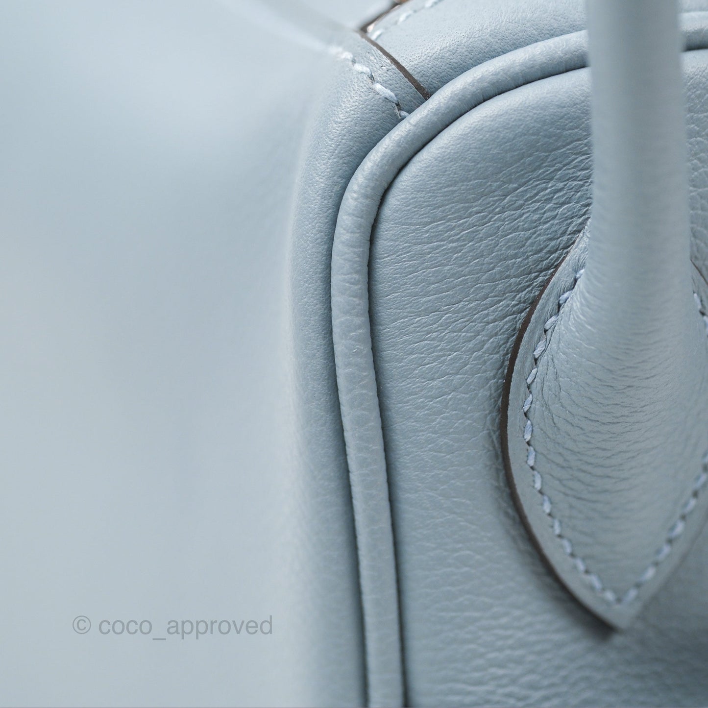 Hermès Lindy 26 Blue Lin Evercolor Palladium Hardware