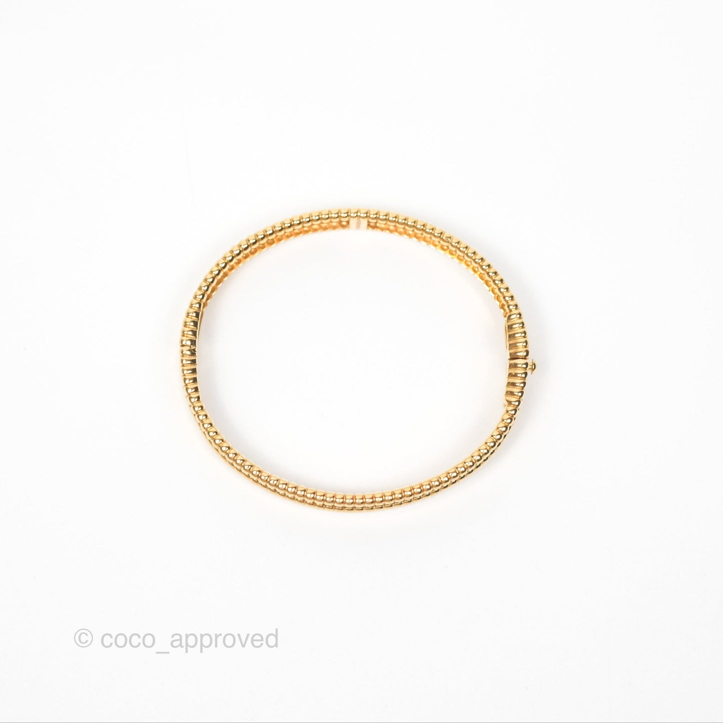 Van Cleef & Arpels Perlée Signature Bracelet Extra Small Model Yellow Gold