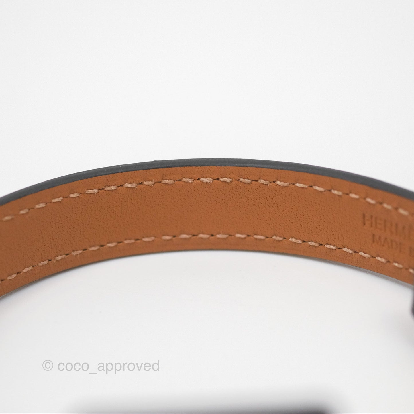 Hermès O'Kelly Bracelet Noir 89 Swift Gold Hardware