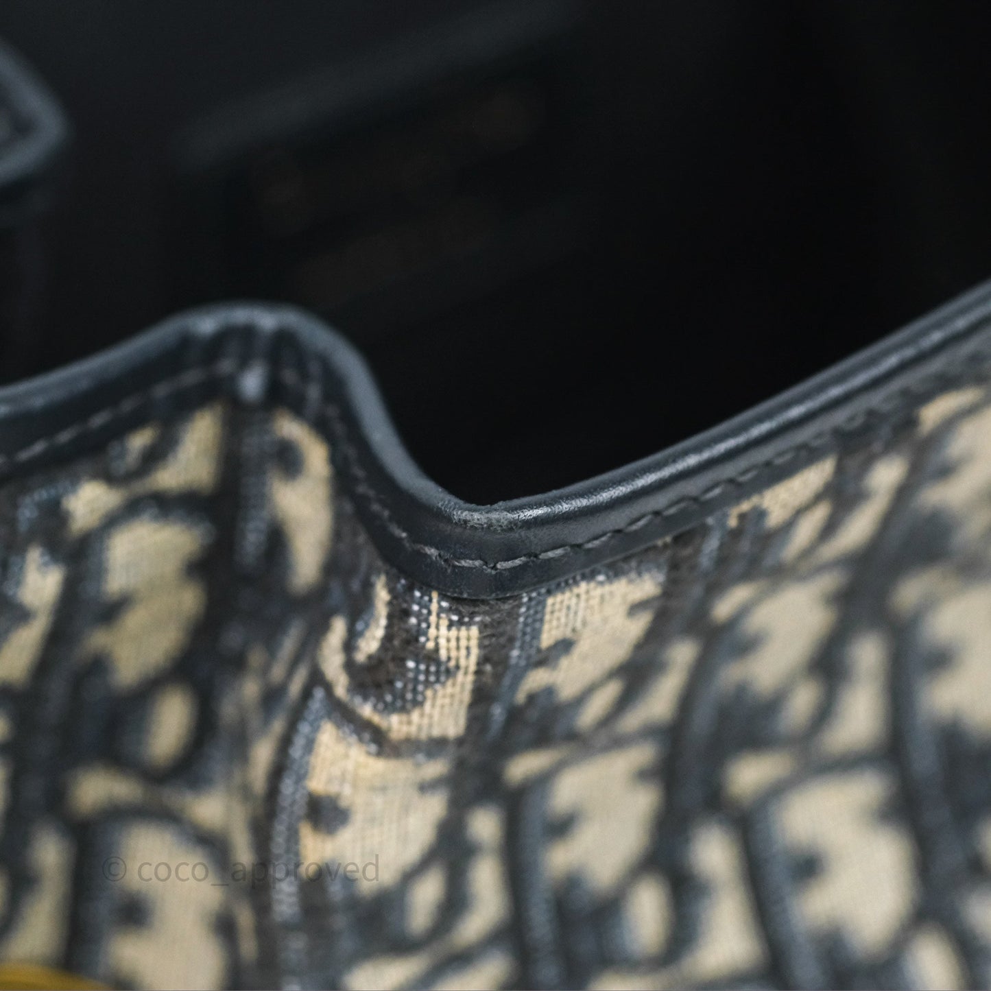 Christian Dior Medium O C'est Dior Bucket Bag Blue Dior Oblique Jacquard