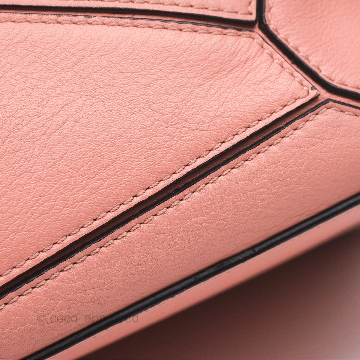 Loewe Small Puzzle Bag Pink Calfskin