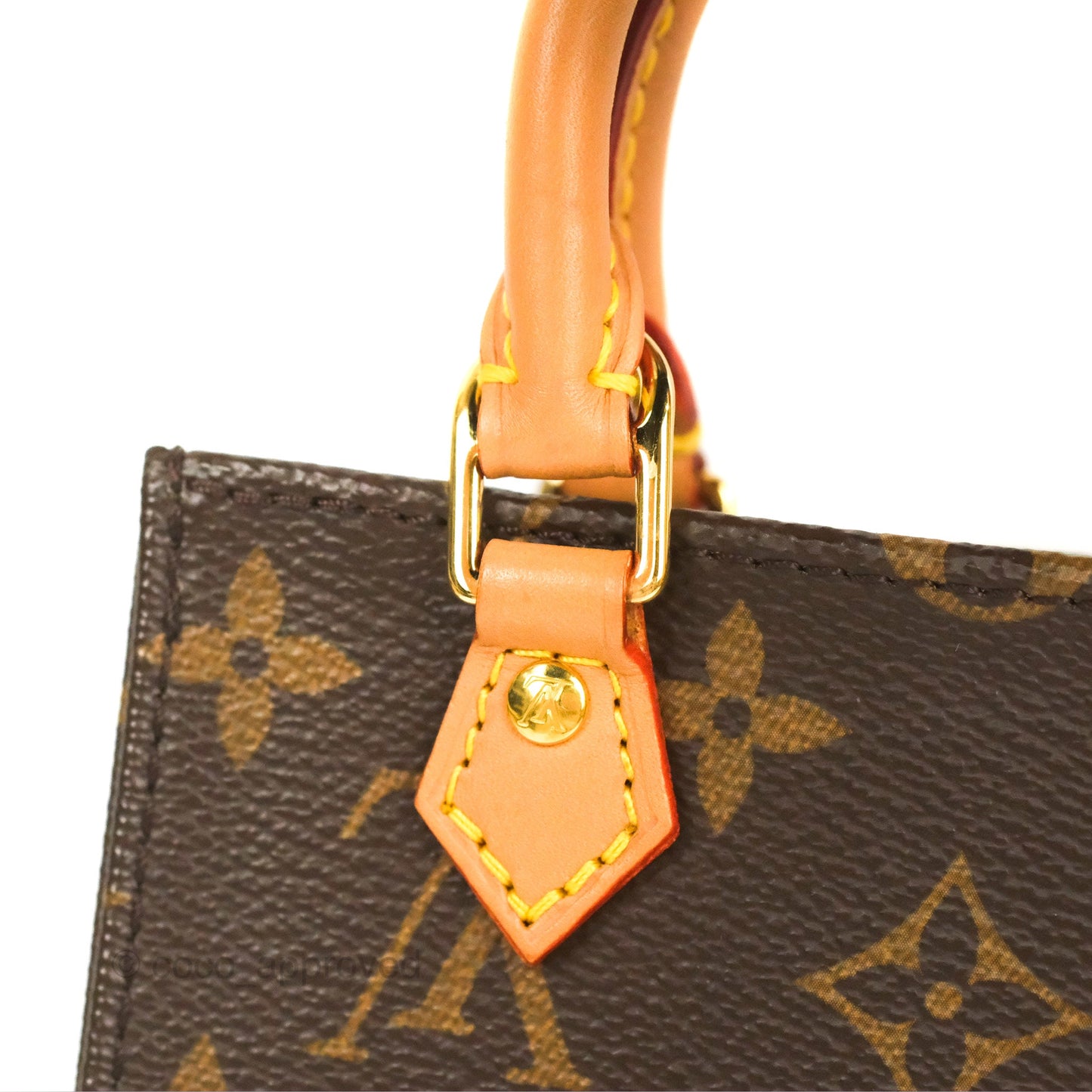 Louis Vuitton Petit Sac Plat Bag Monogram Canvas