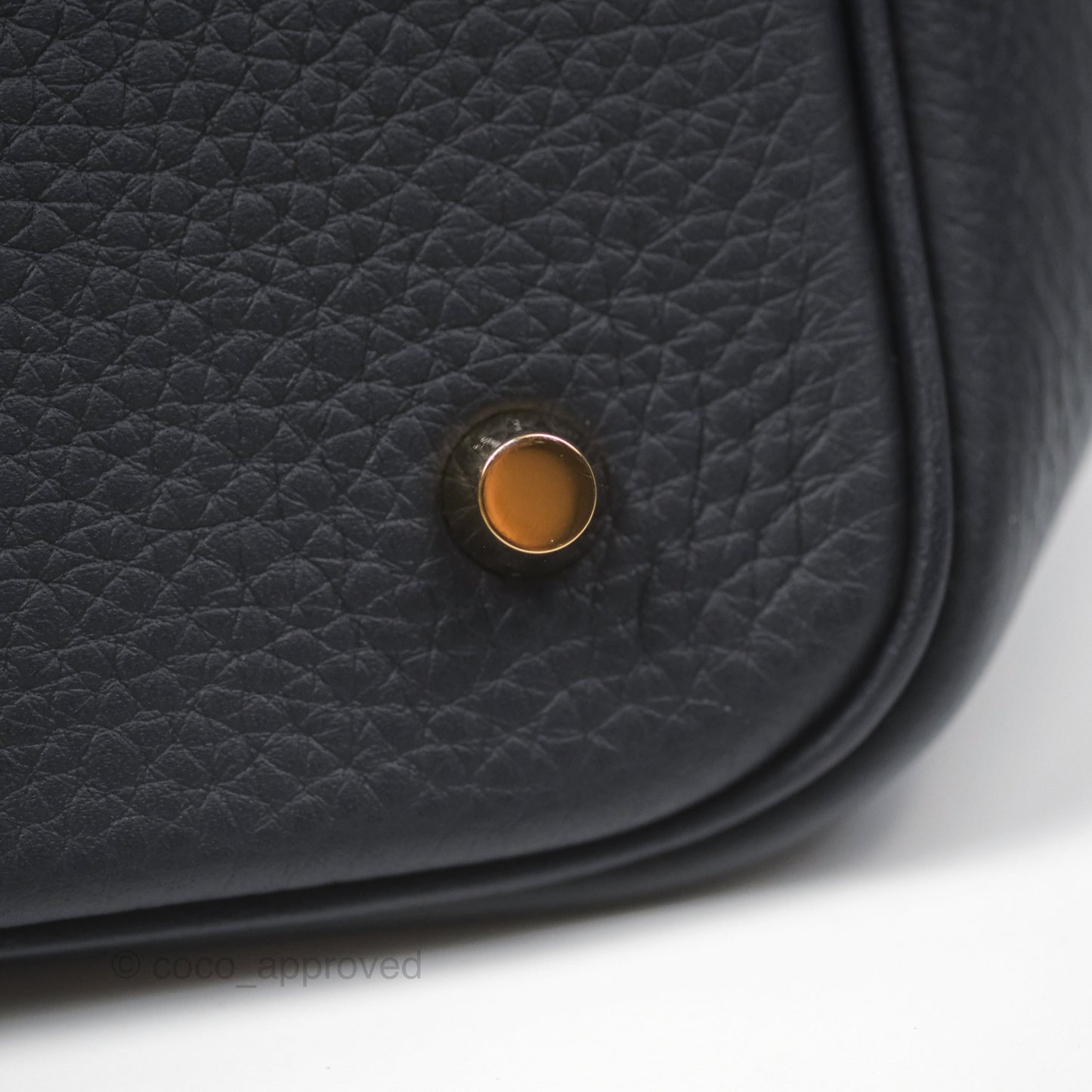 Hermès Picotin 22 Caban 3Y Clemence Gold Hardware