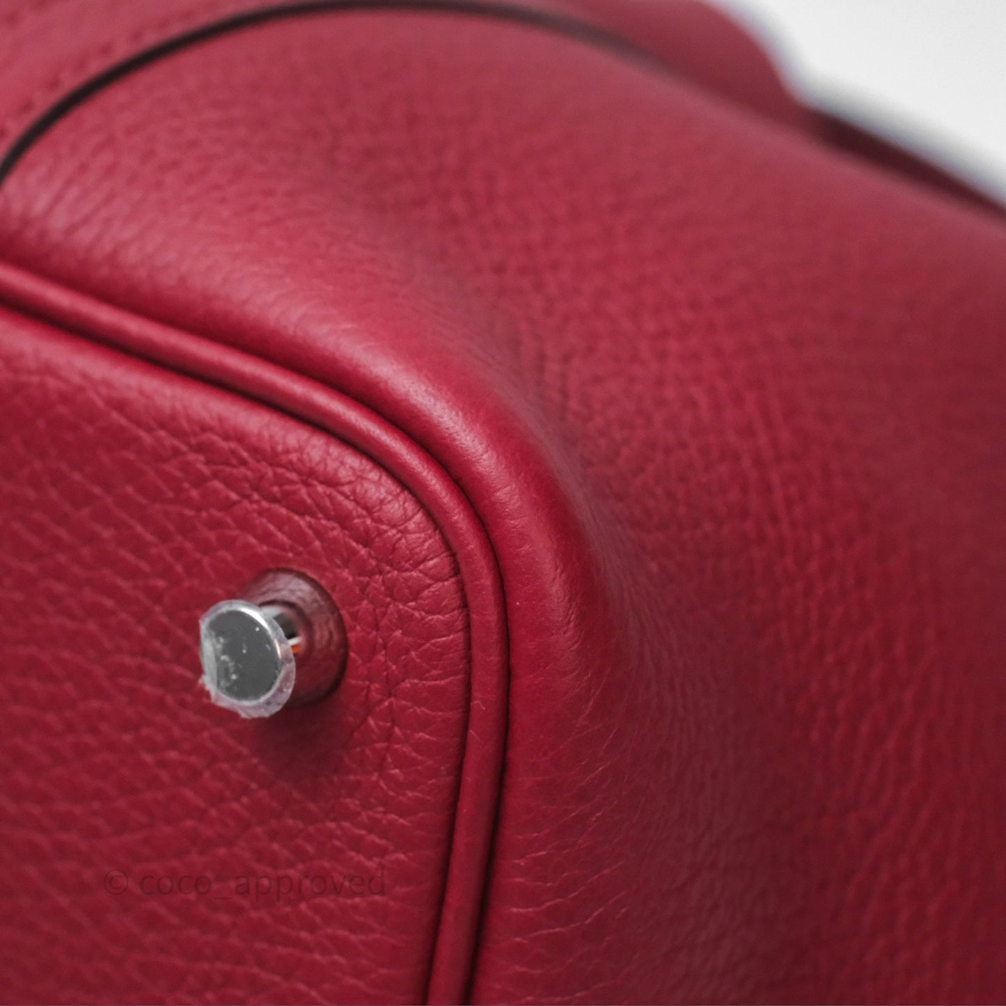 Hermès Picotin Lock 18 Rouge Grenat K1 Clemence Palladium Hardware