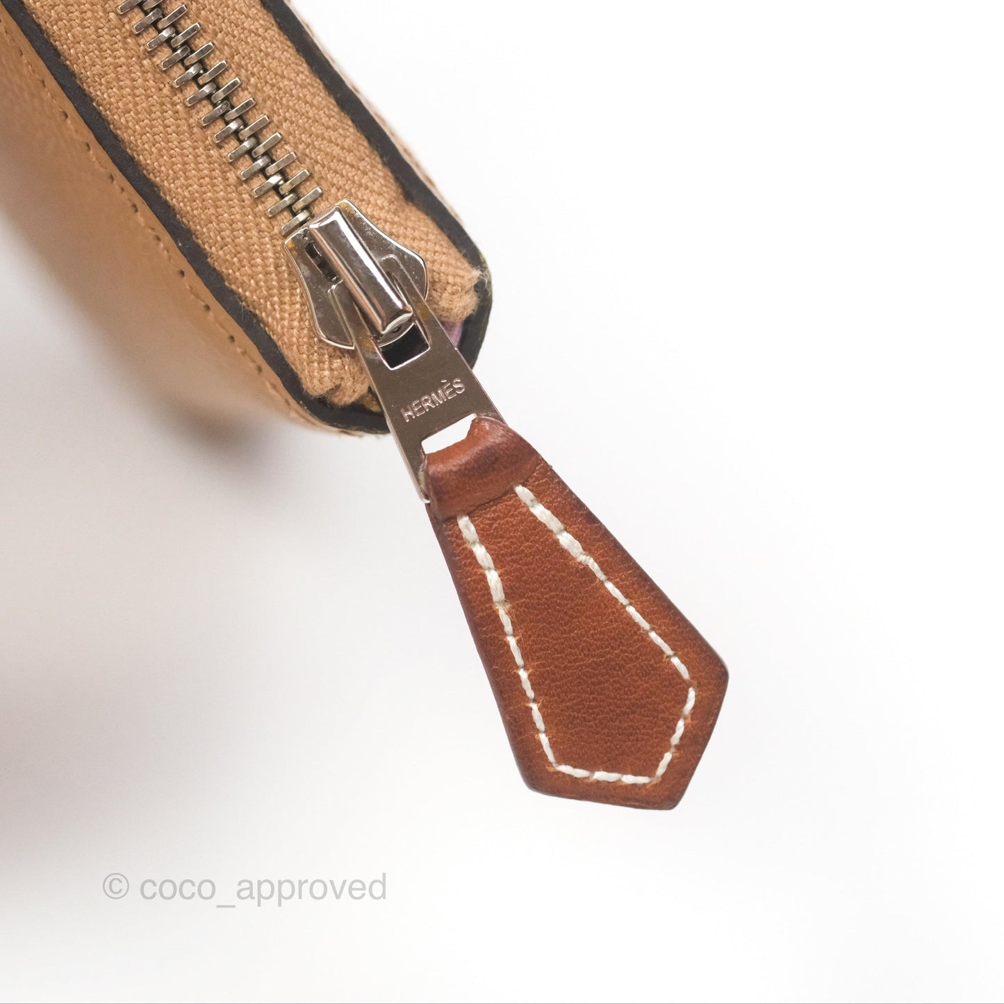 Hermès Silk In Compact Wallet Chai Epsom
