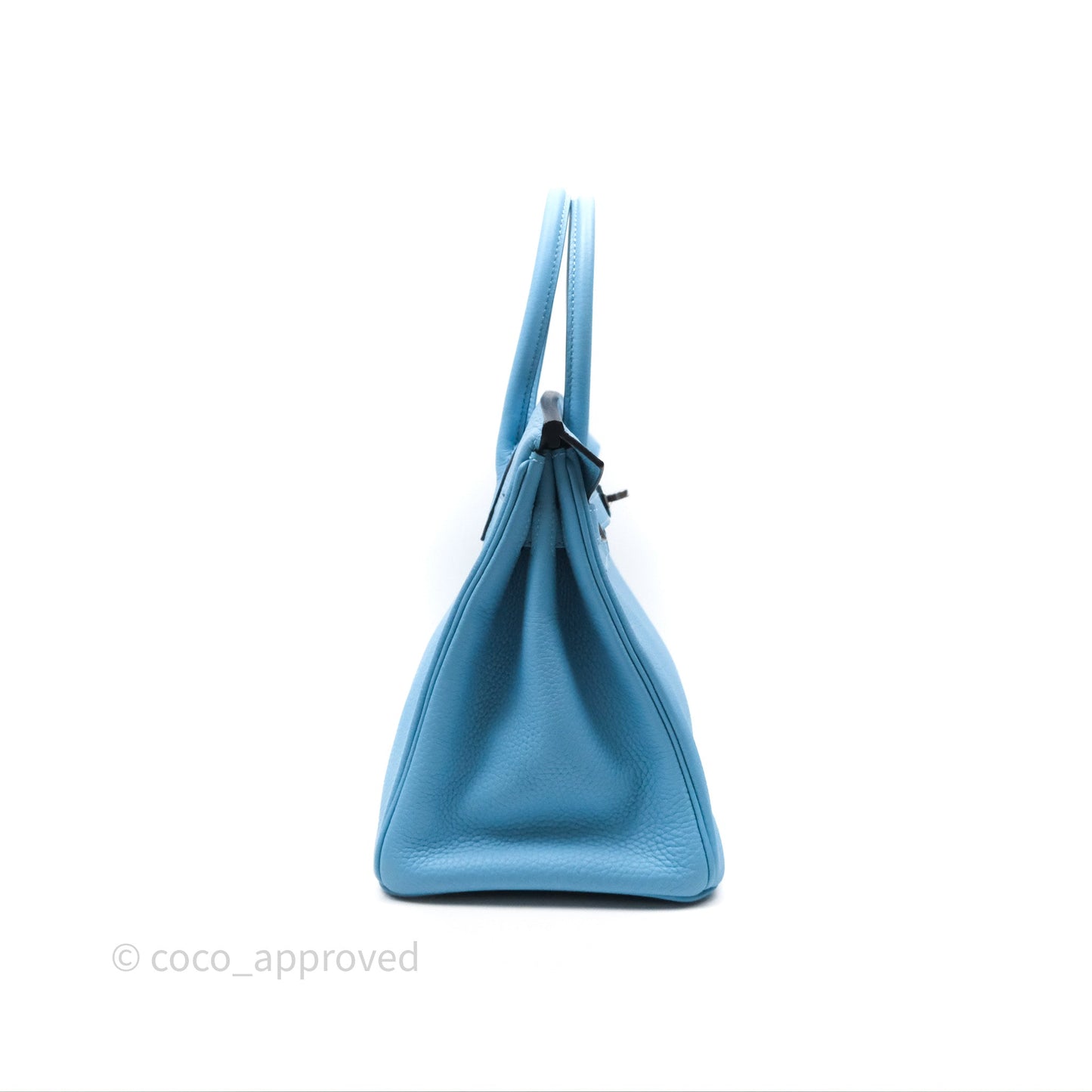 Hermès Birkin 30 Bleu De Nord Togo Palladium Hardware