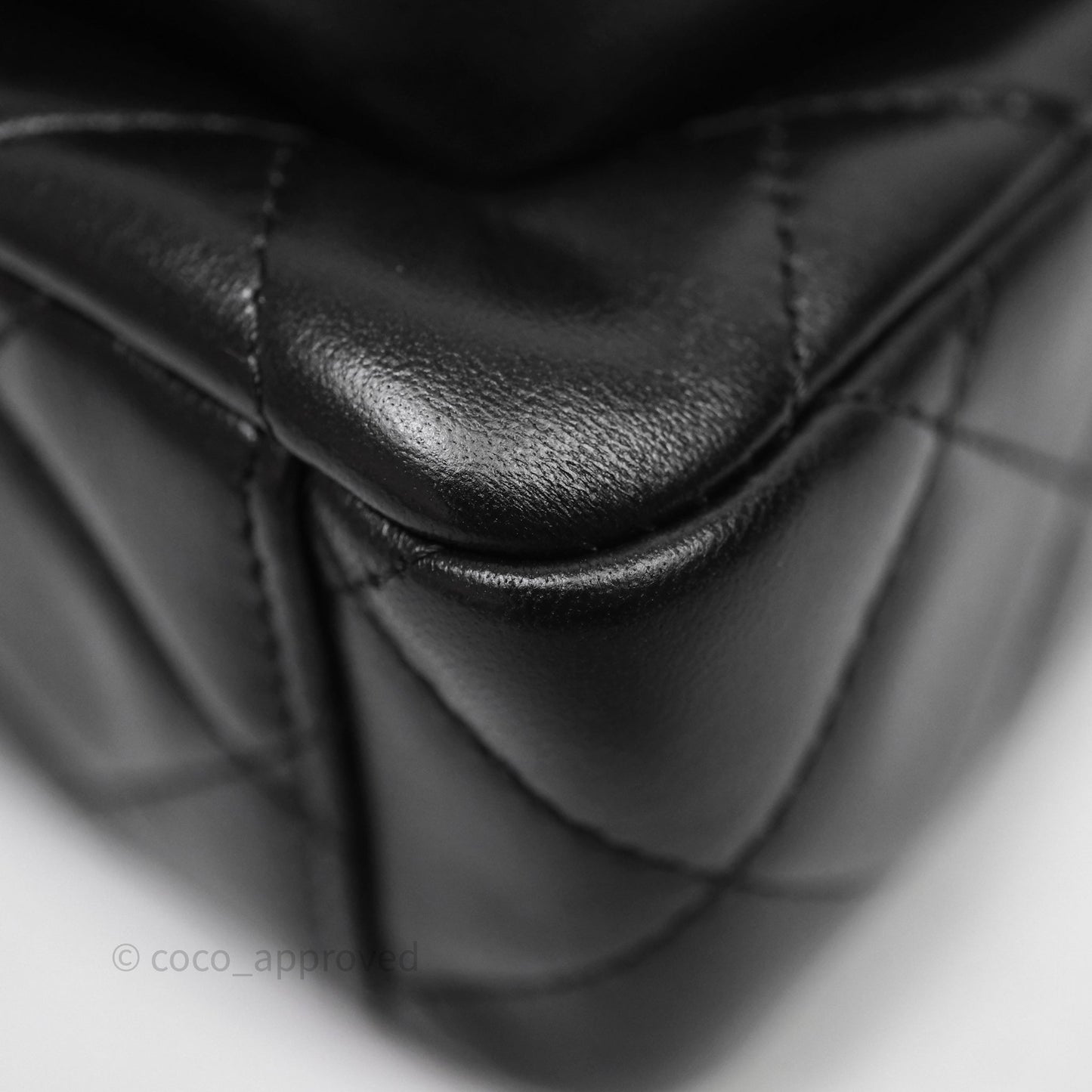 Chanel Camera Bag Black Lambskin Gold Hardware 25C