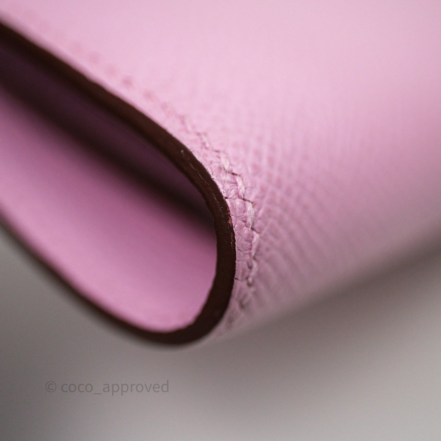 Hermès Constance To Go Wallet Mauve Sylvestre X9 Epsom Palladium hardware