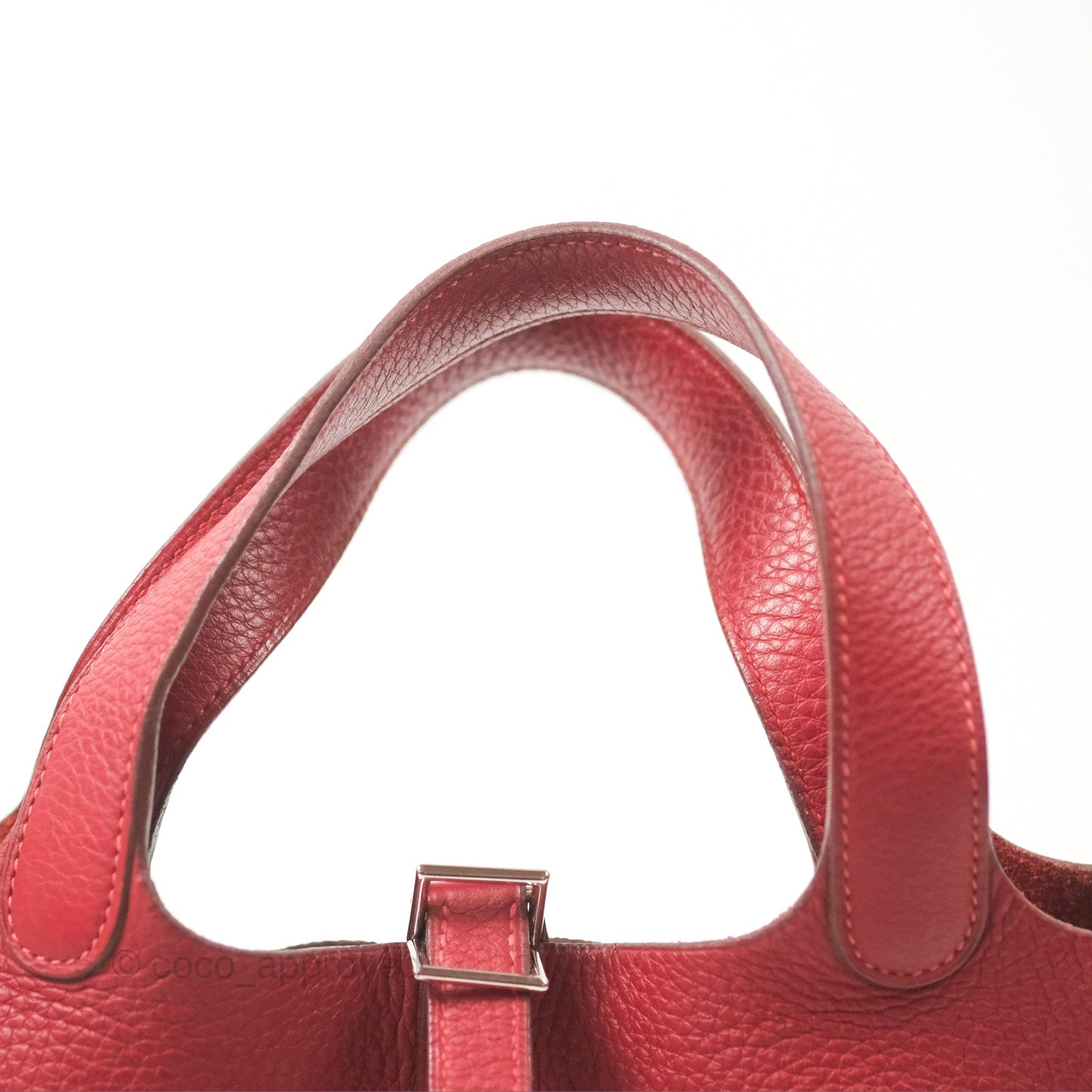Hermès Picotin 18 Rouge Clemence Palladium Hardware