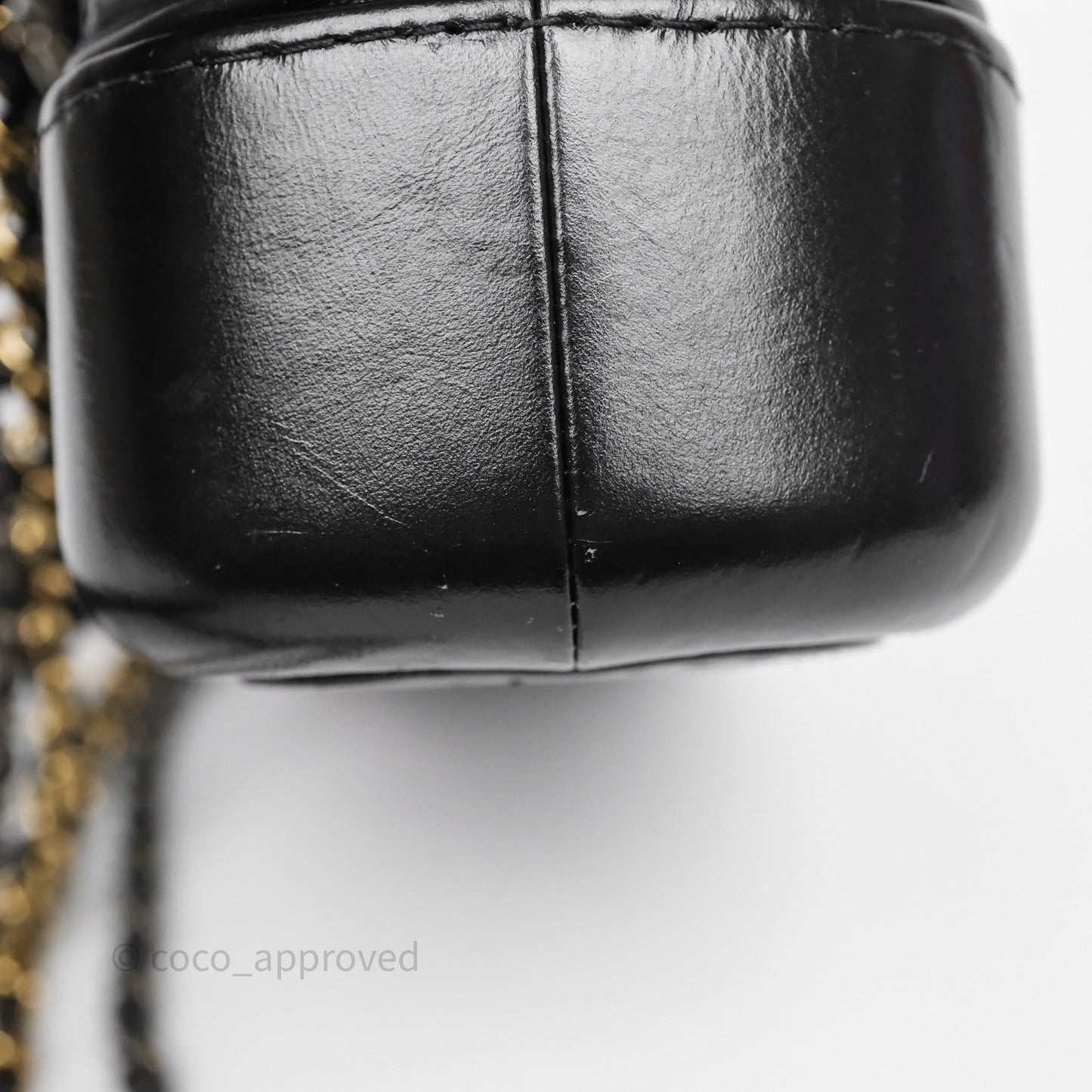 Chanel Small Gabrielle Hobo Quilted Black Aged Calfskin