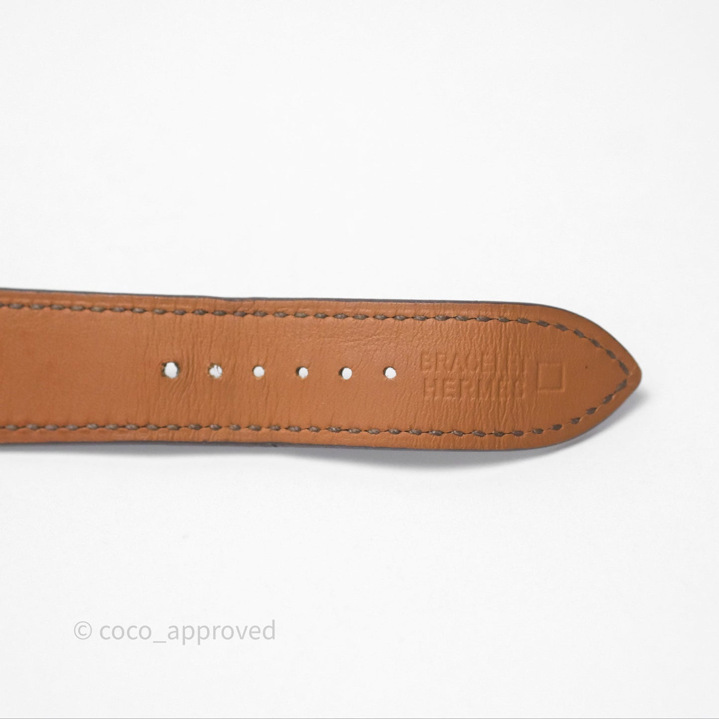 Hermès Heure H MM Watch Barenia Noir Alligator Gold Hardware