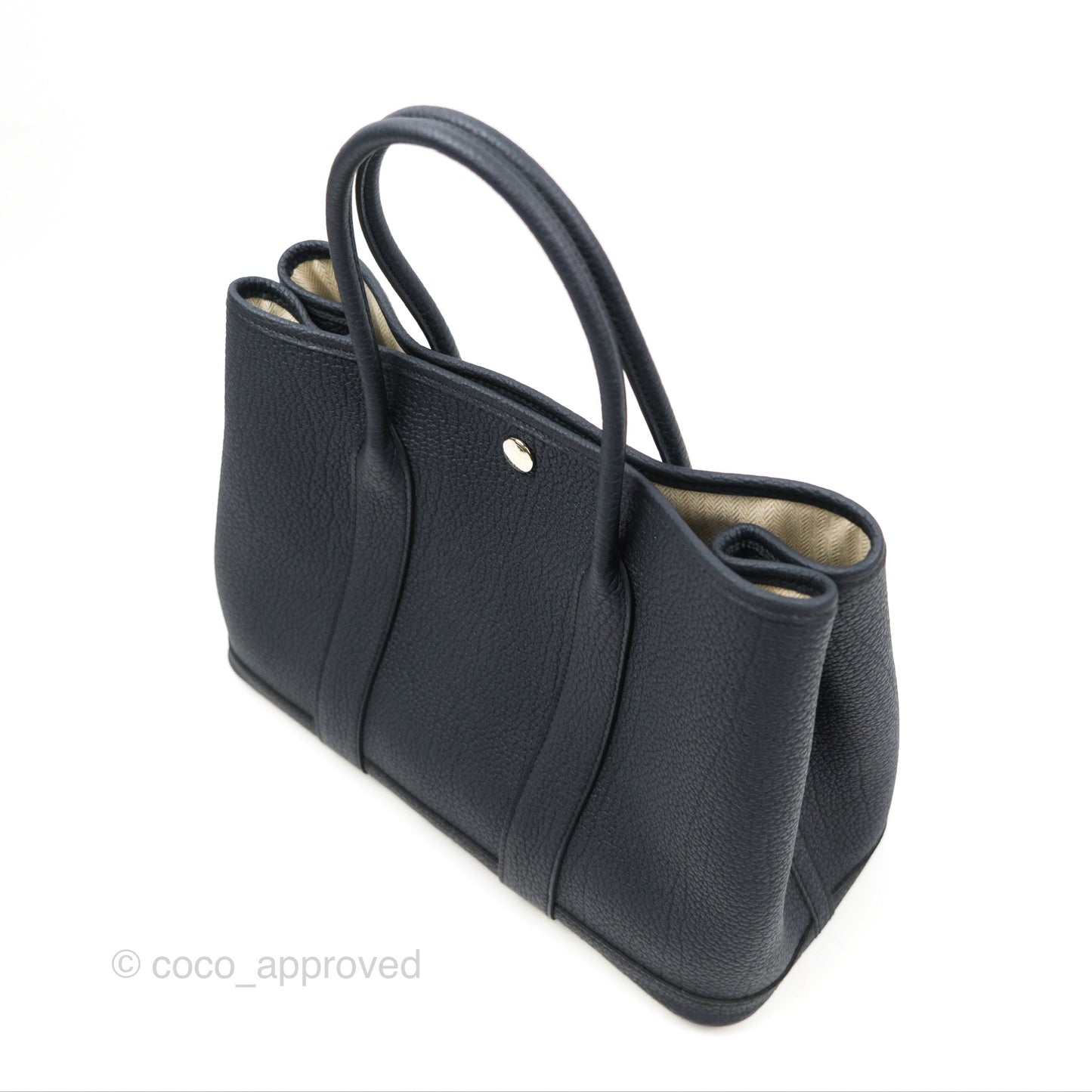 Hermès Garden Party 30 Blue Indigo