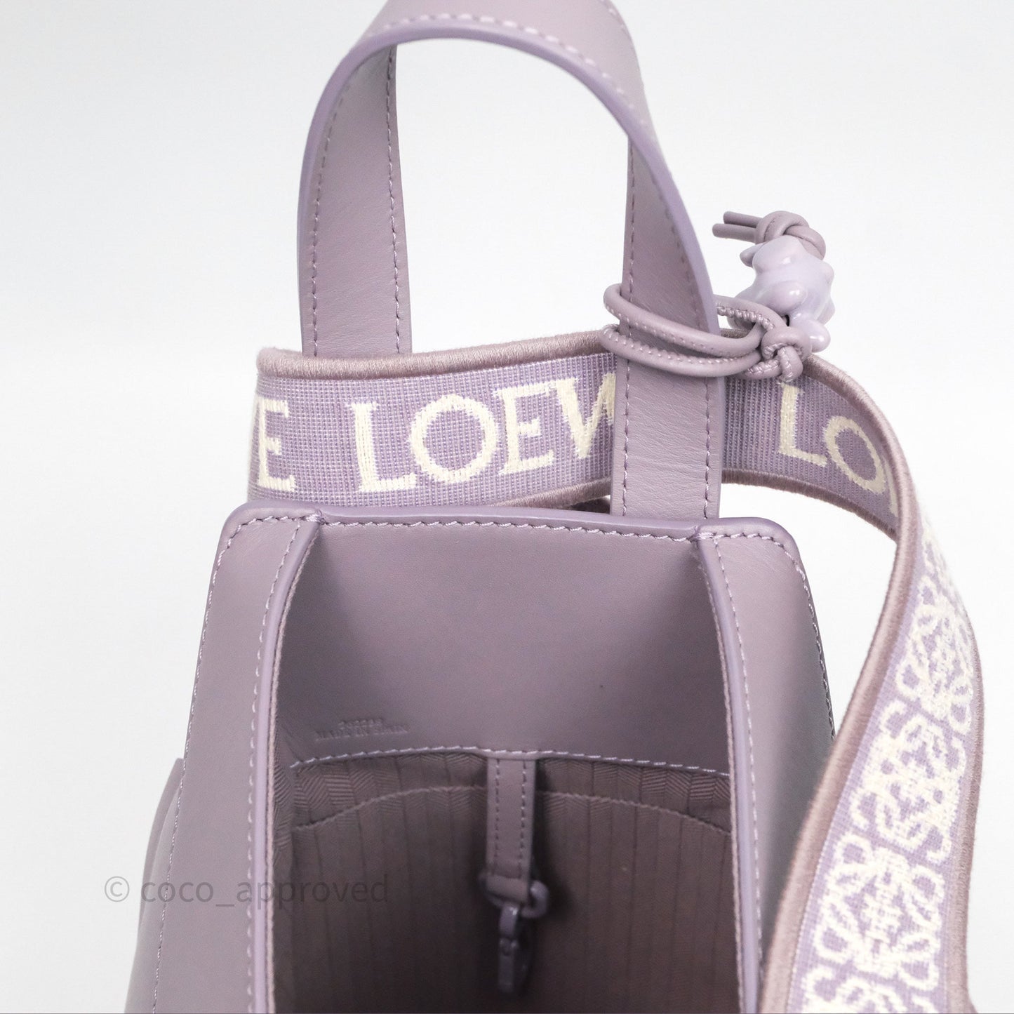 Loewe Small Hammock Shoulder Bag Calfskin Purple