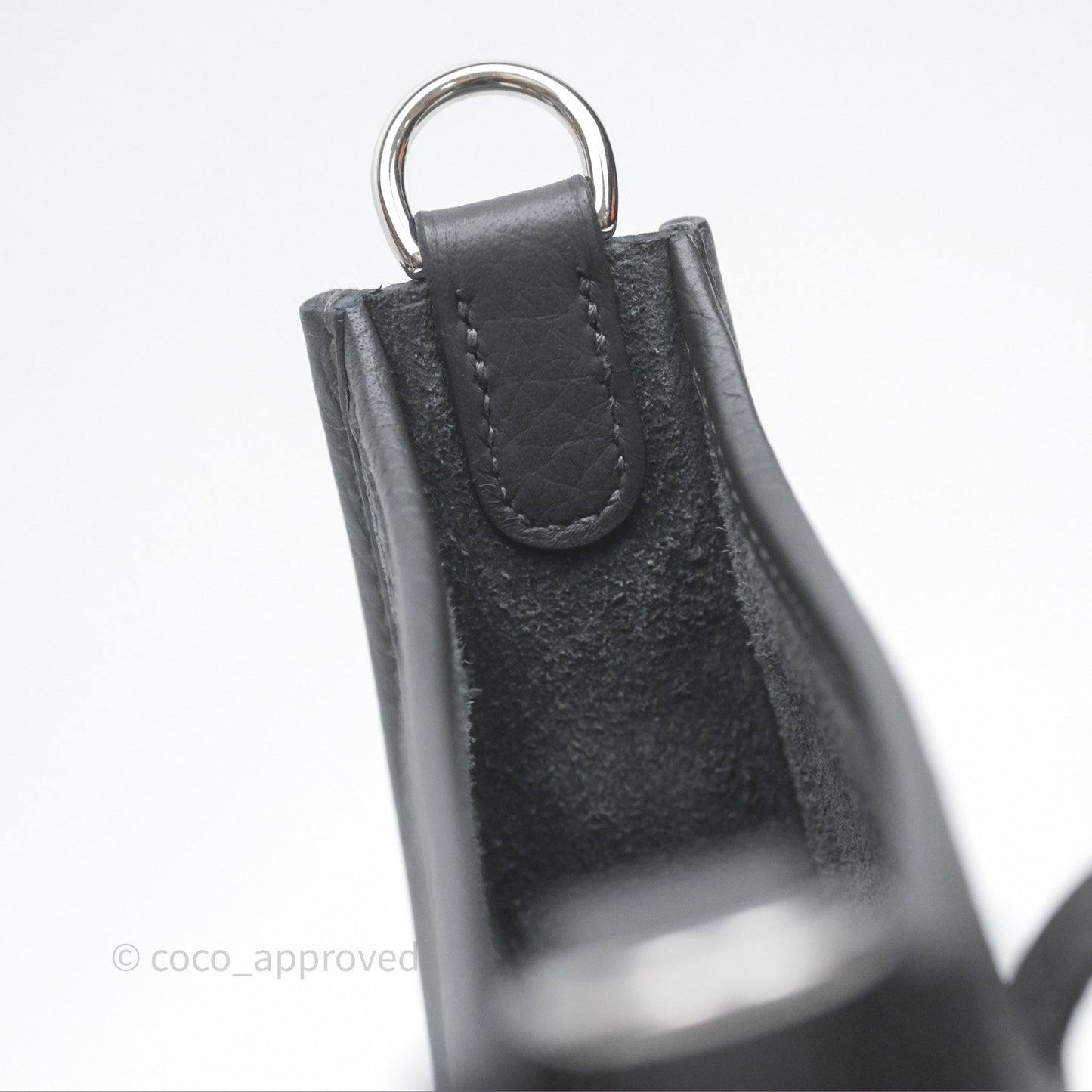 Hermès Mini Evelyne 16 Dark Bronze O0 Clemence Palladium Hardware