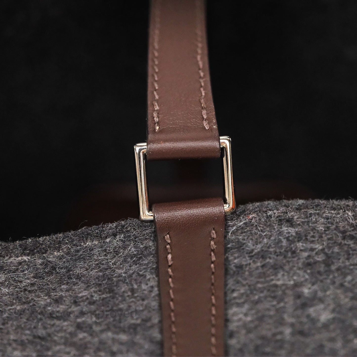 Hermès Picotin 18 Feutre/Veau Swift AE Gris Moyen/Havai Palladium Hardware