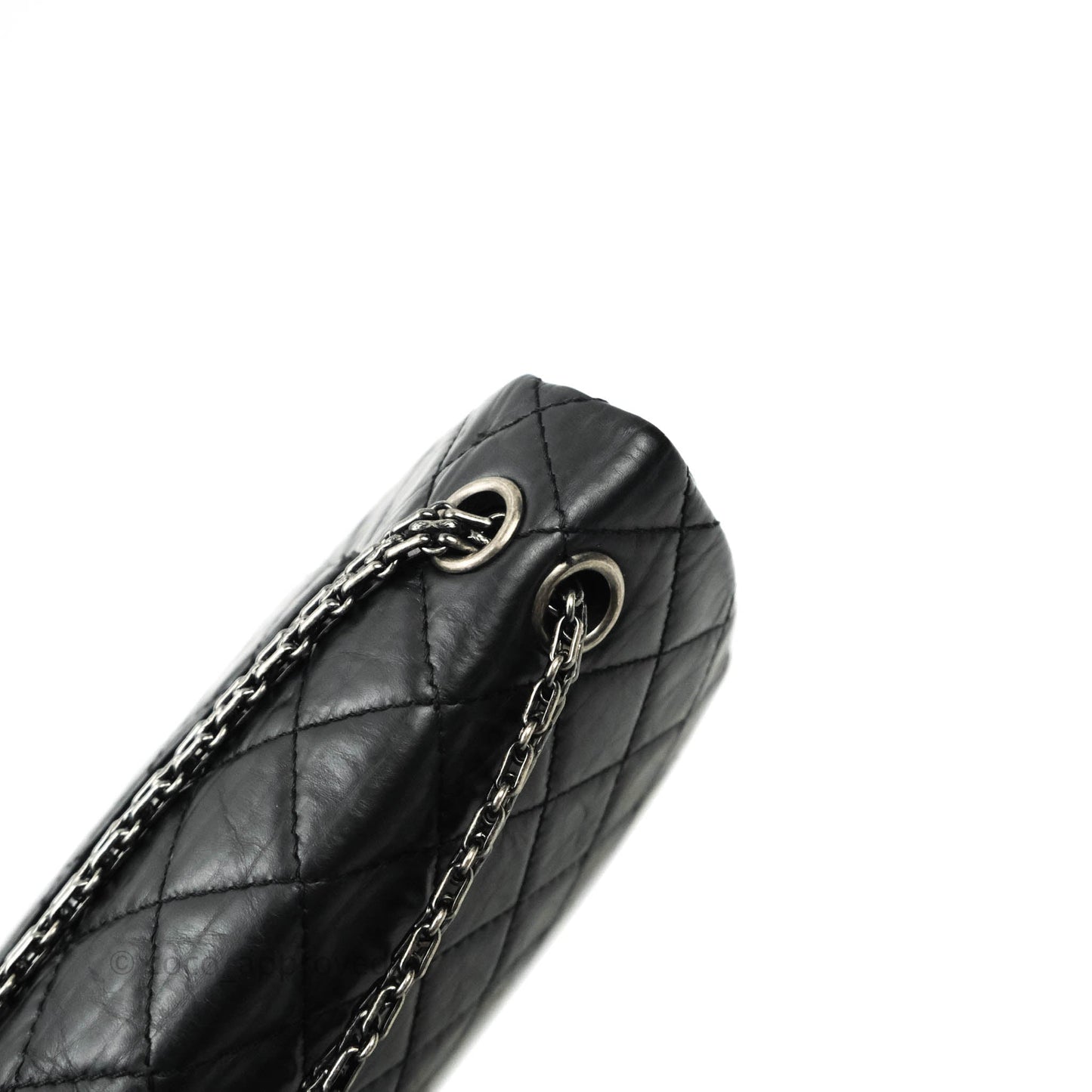 Chanel Reissue Quilted Aged Calfskin Black Ruthenium Hardware 226
