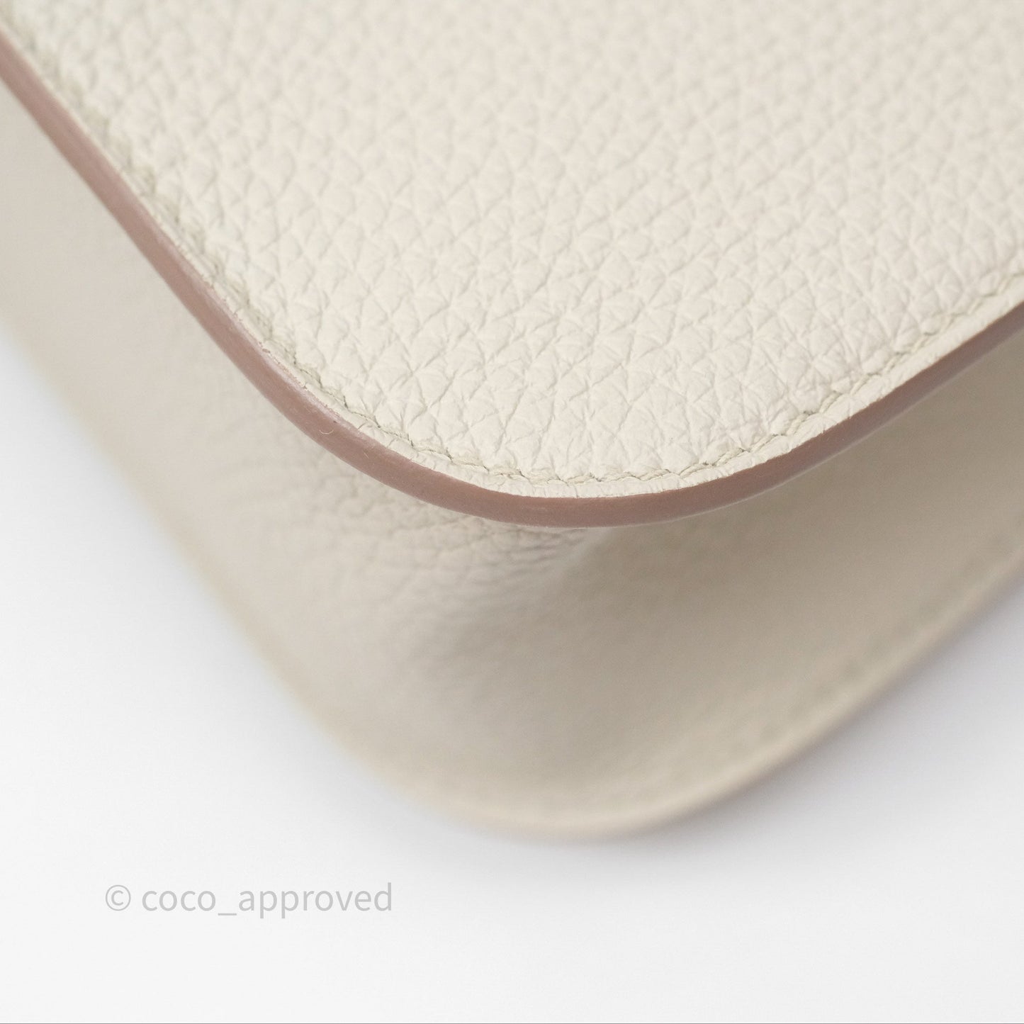 Hermès Halzan 25  Beton 8L Clemence Gold Hardware