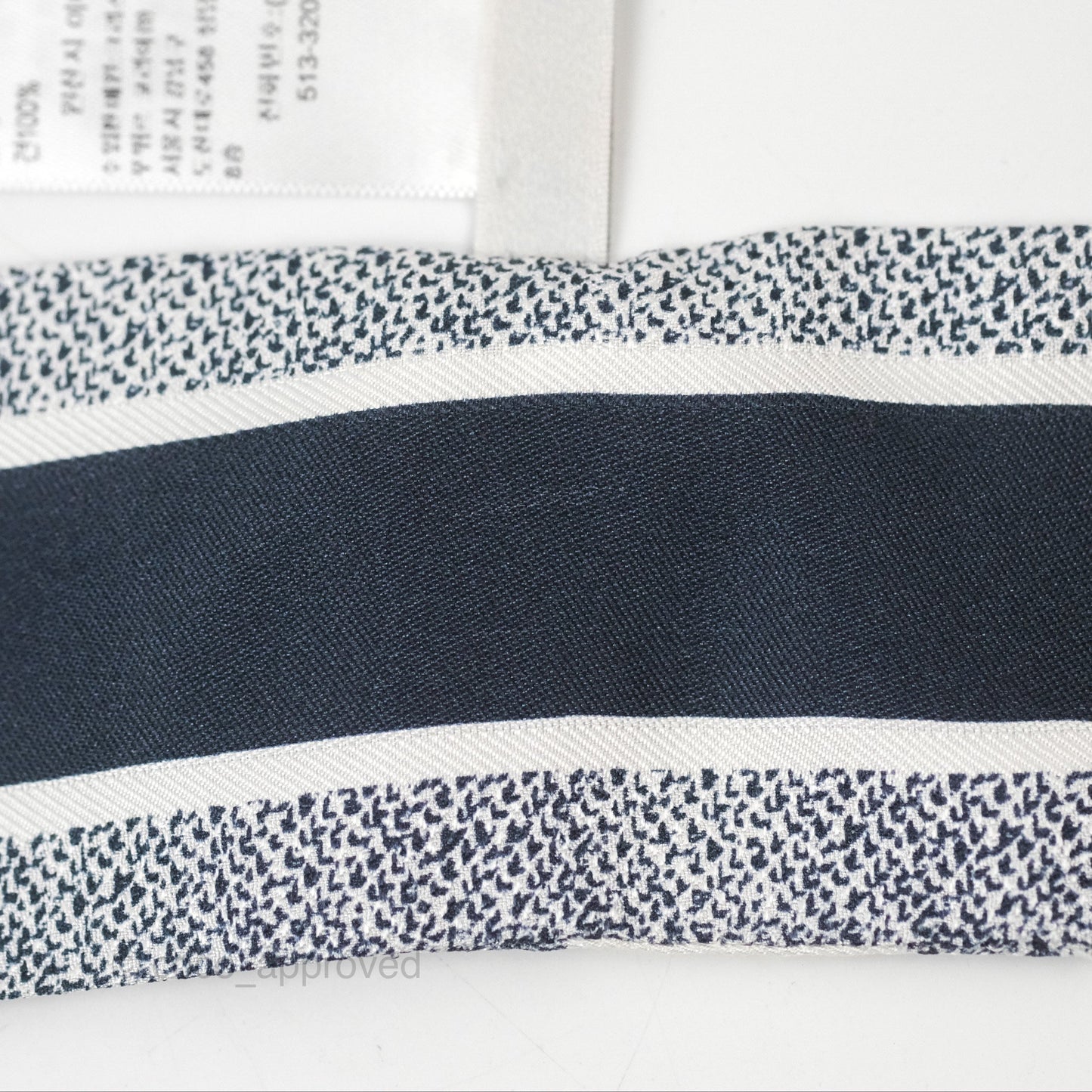 Dior Toile de Jouy Sauvage Mitzah Scarf Navy