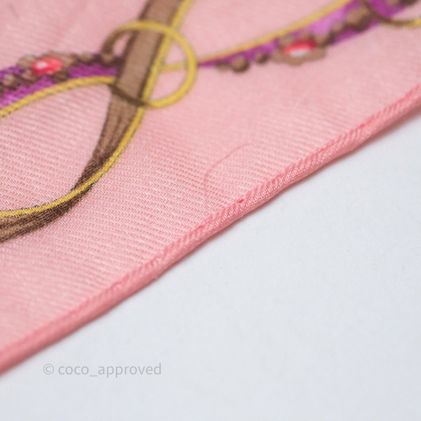 Celine Vintage Scarf Pink