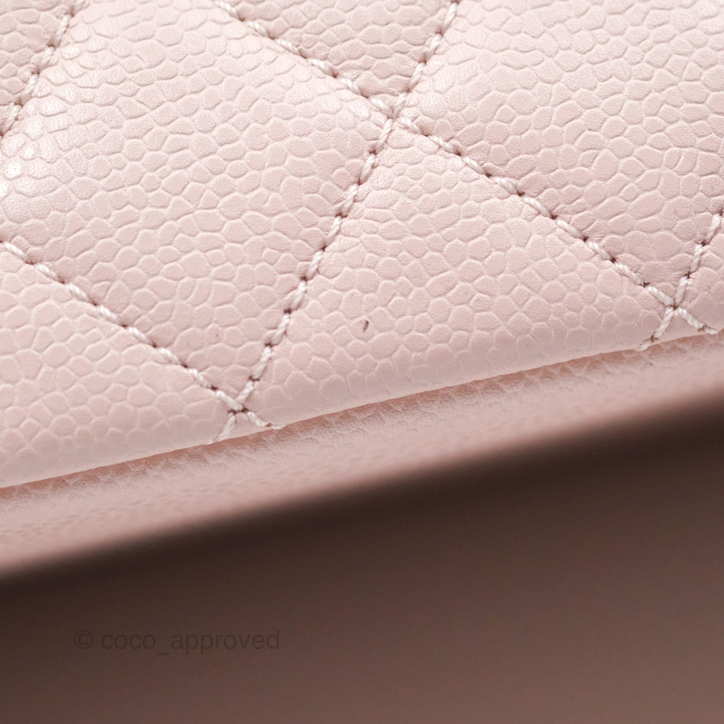 Chanel GST Pink Caviar Silver Hardware