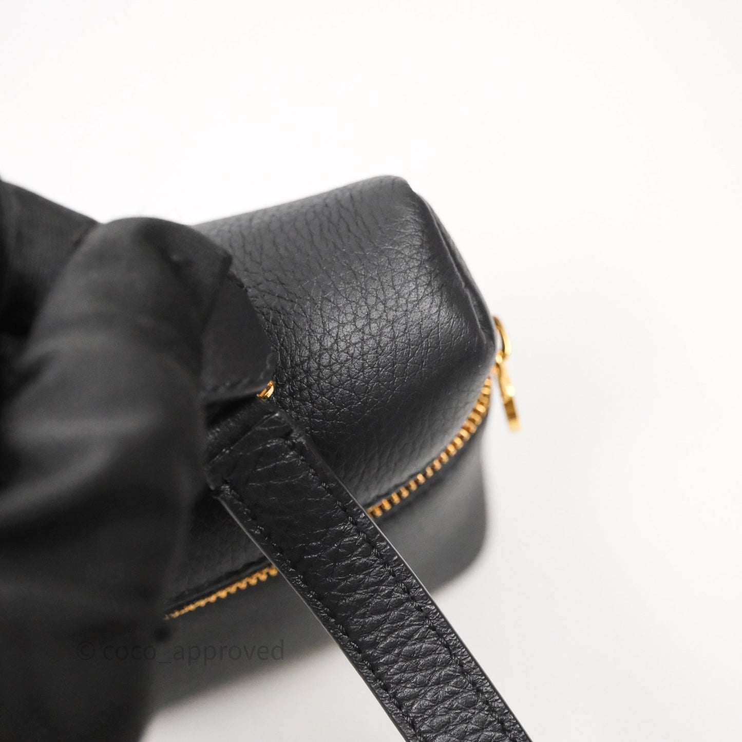 Loro Piana Extra Pocket L19 Black Grained Calfskin