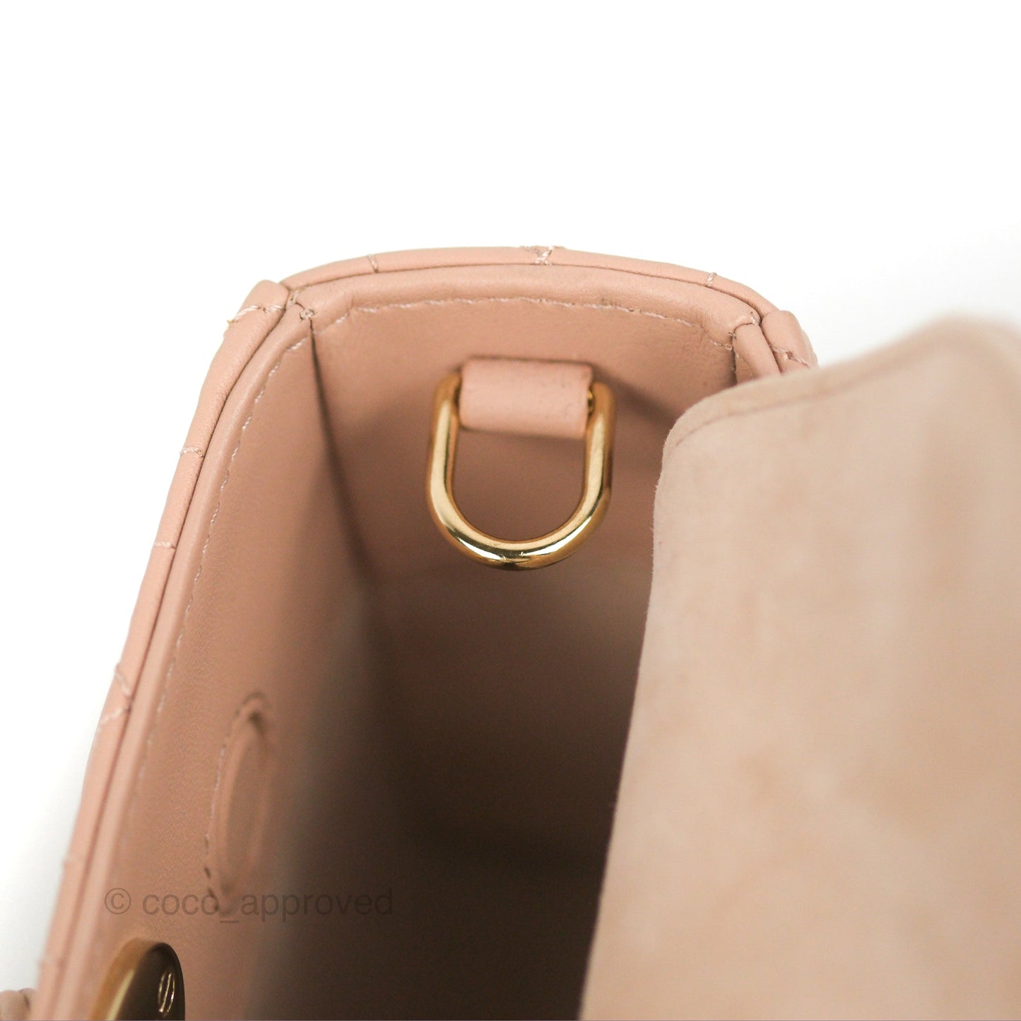 Dior Medium Lady D-Joy Bag Nude Pink Lambskin Cannage
