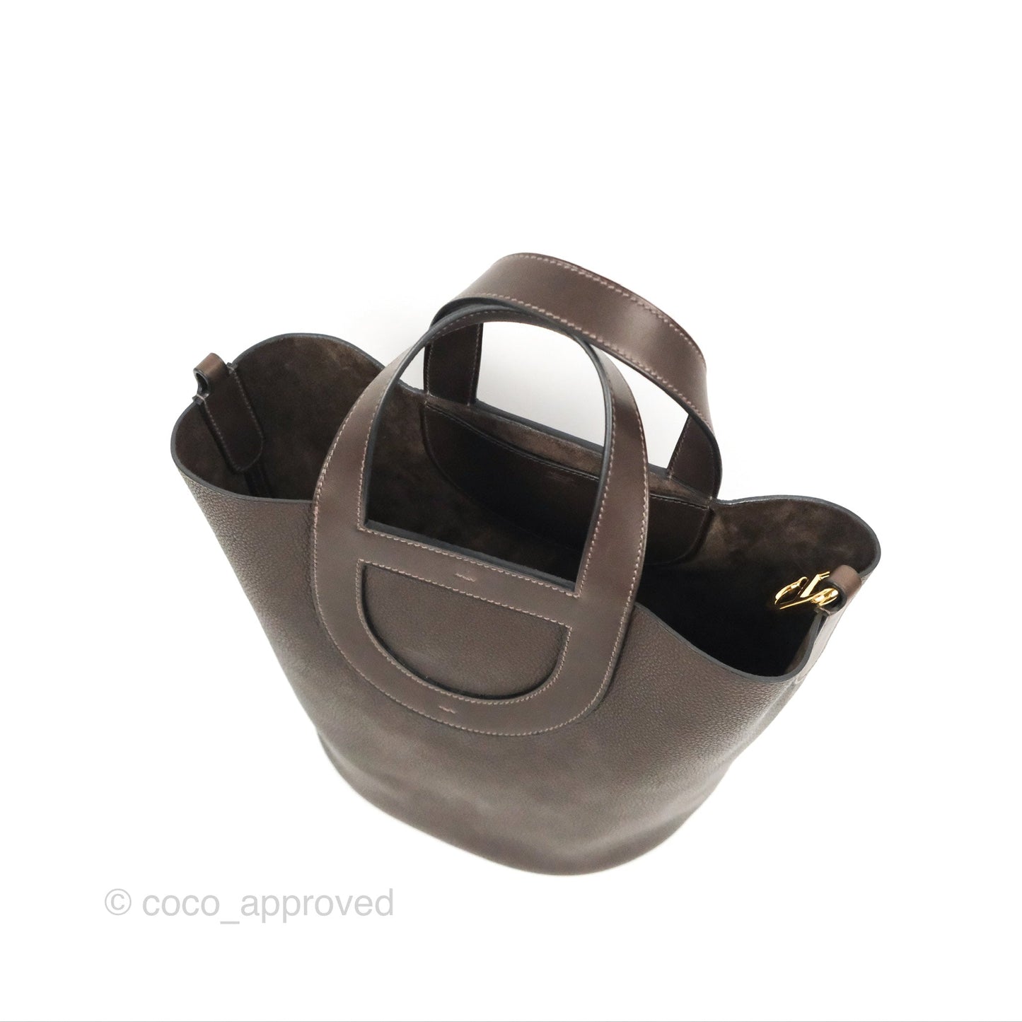 Hermes In-The-Loop 23 Ebene Barenia Faubourg Gold Hardware