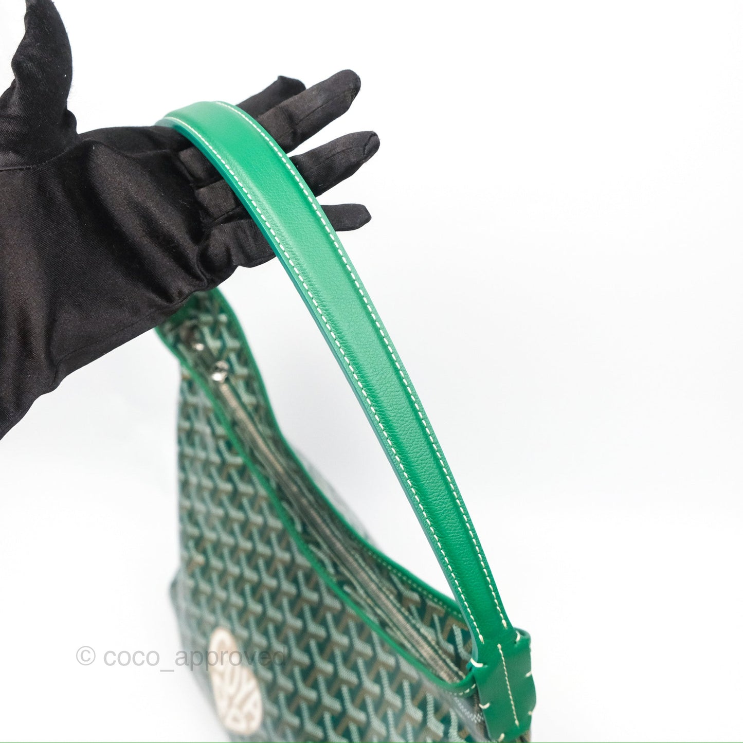 Goyard Bohème Hobo Bag Green Goyardine Canvas