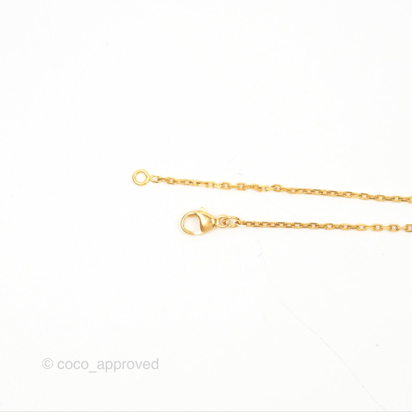 Hermès Mini Pop H Pendant Necklace Blue Jean Gold Hardware