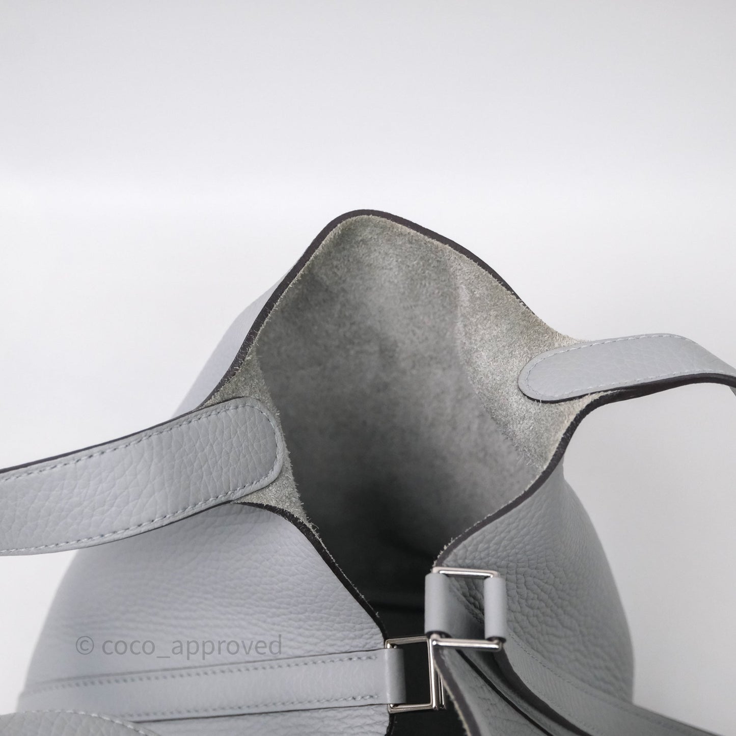 Hermès Picotin Lock 18 Bleu Glacier 8U Clemence Palladium Hardware