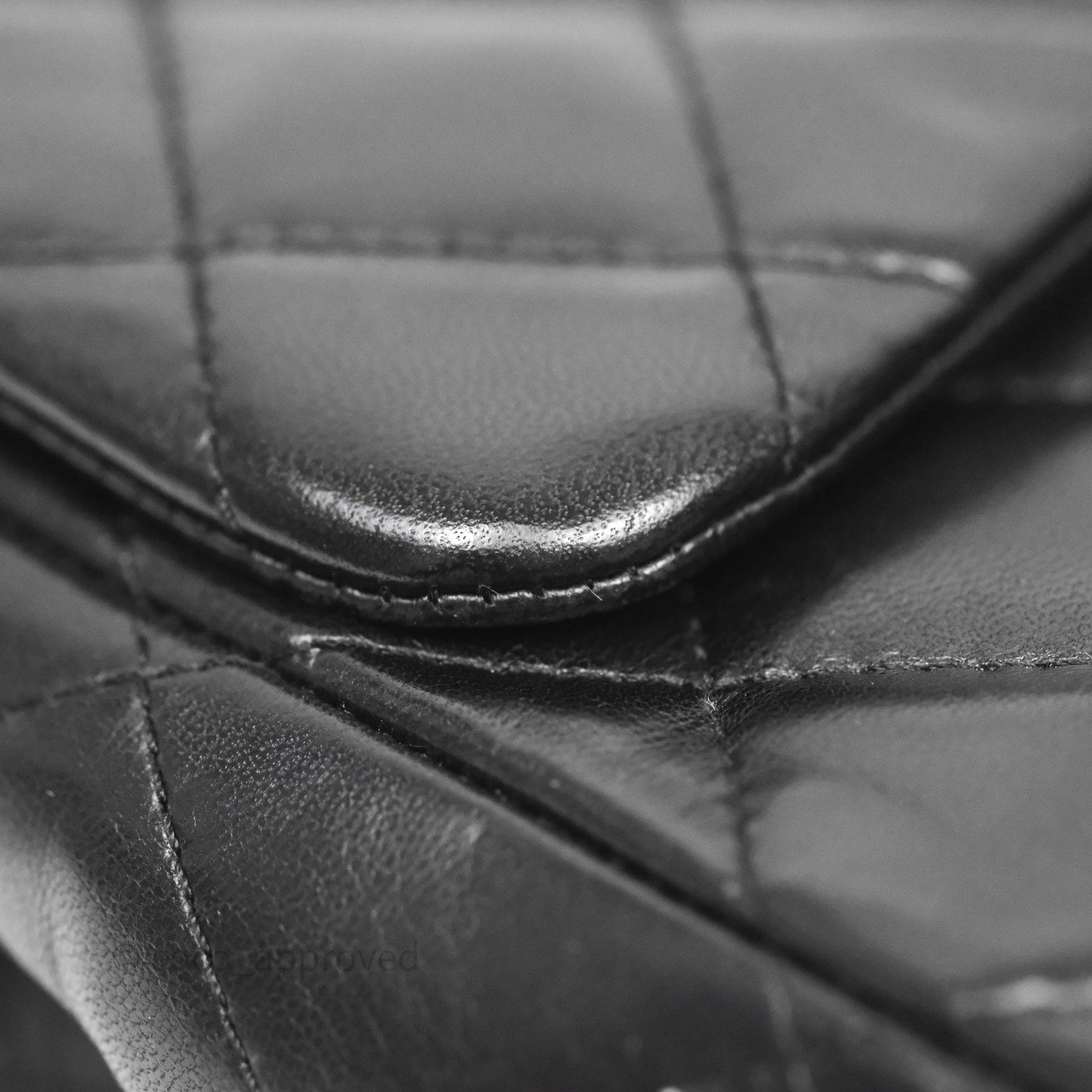 Chanel Jumbo Single Flap Black Lambskin Silver Hardware